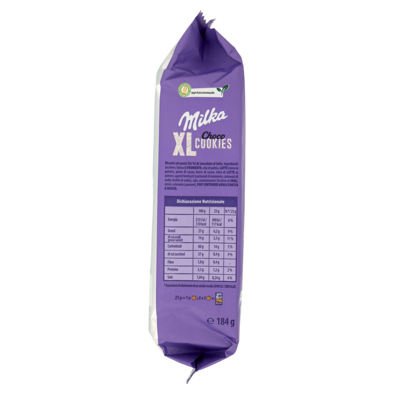 Milka Cookies XL 184 g