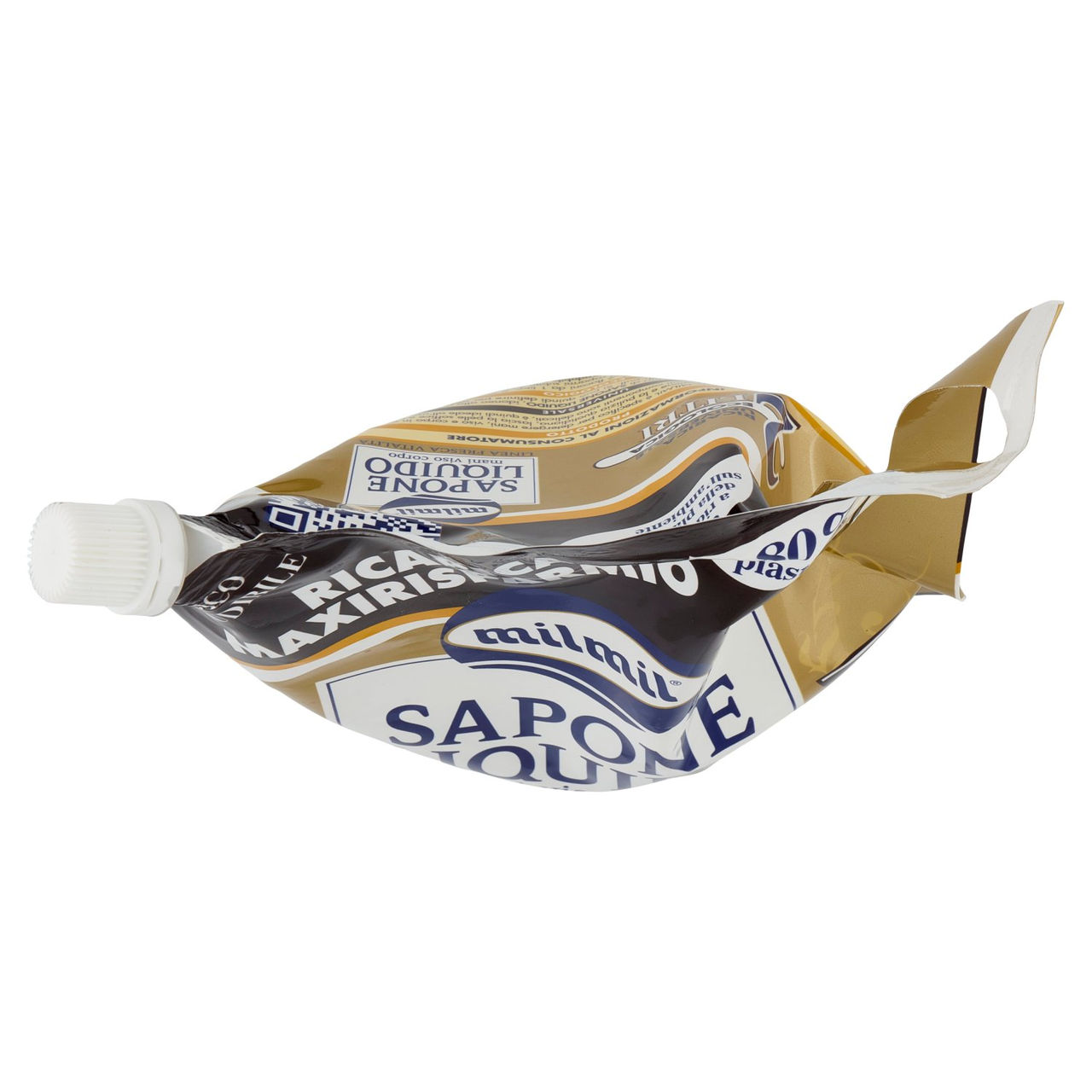 milmil Sapone Liquido Argan & Miele Ricarica Universale Ecologica 2 Litri