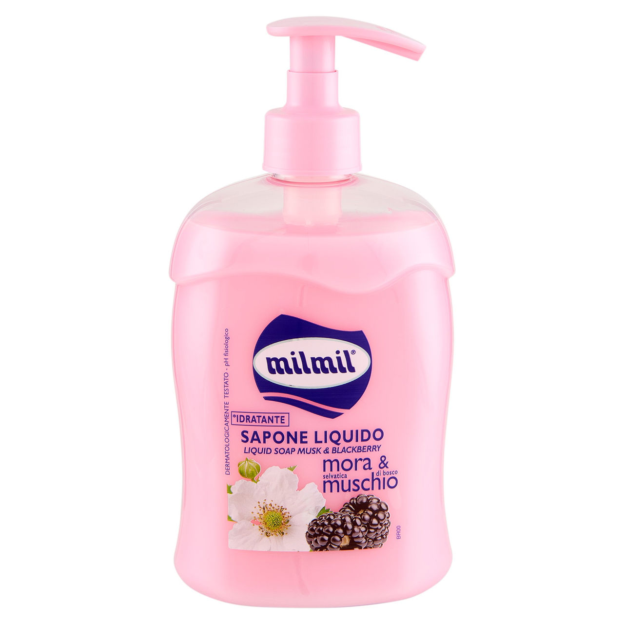 milmil Sapone Liquido mora selvatica & muschio di bosco 500 ml