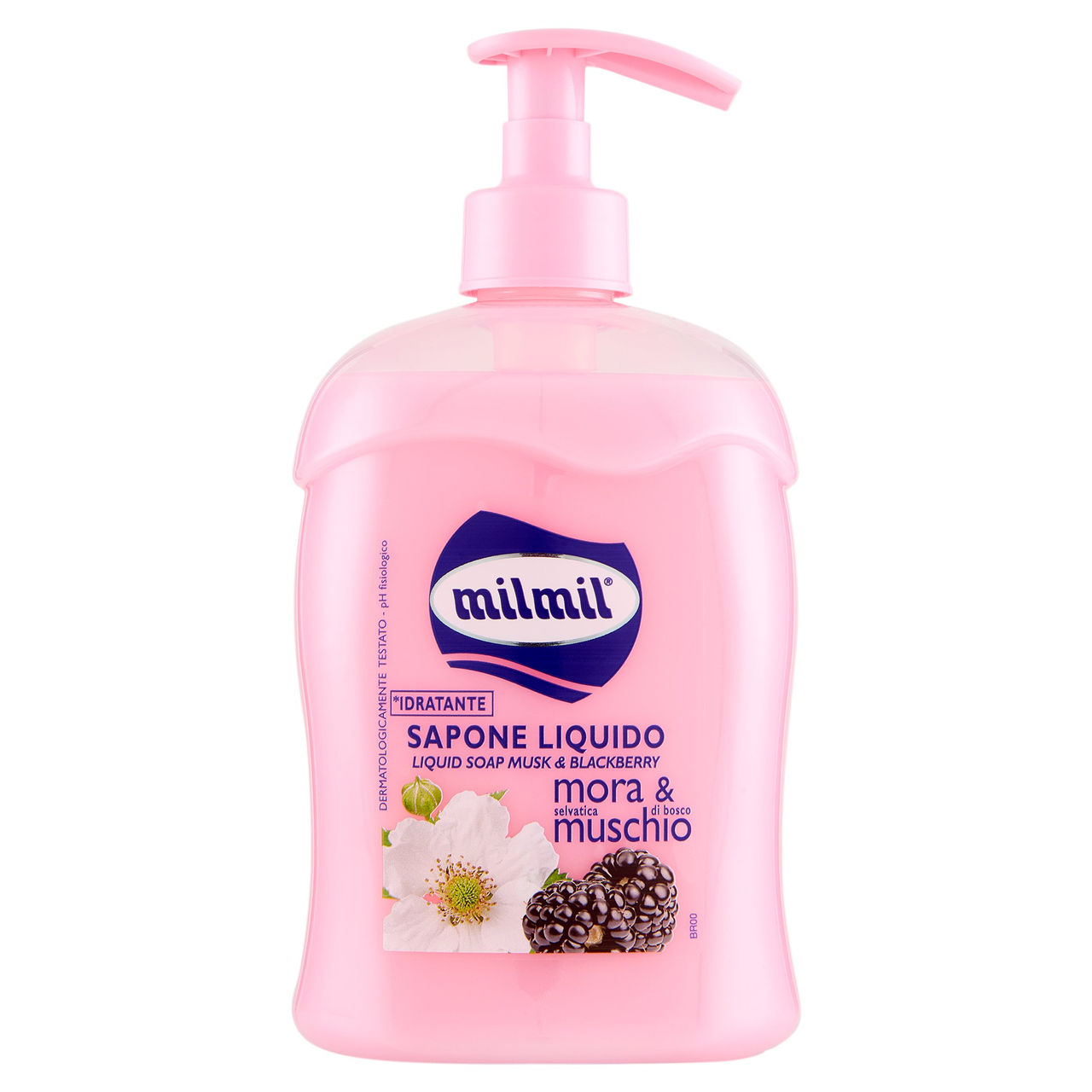 milmil Sapone Liquido mora selvatica & muschio di bosco 500 ml