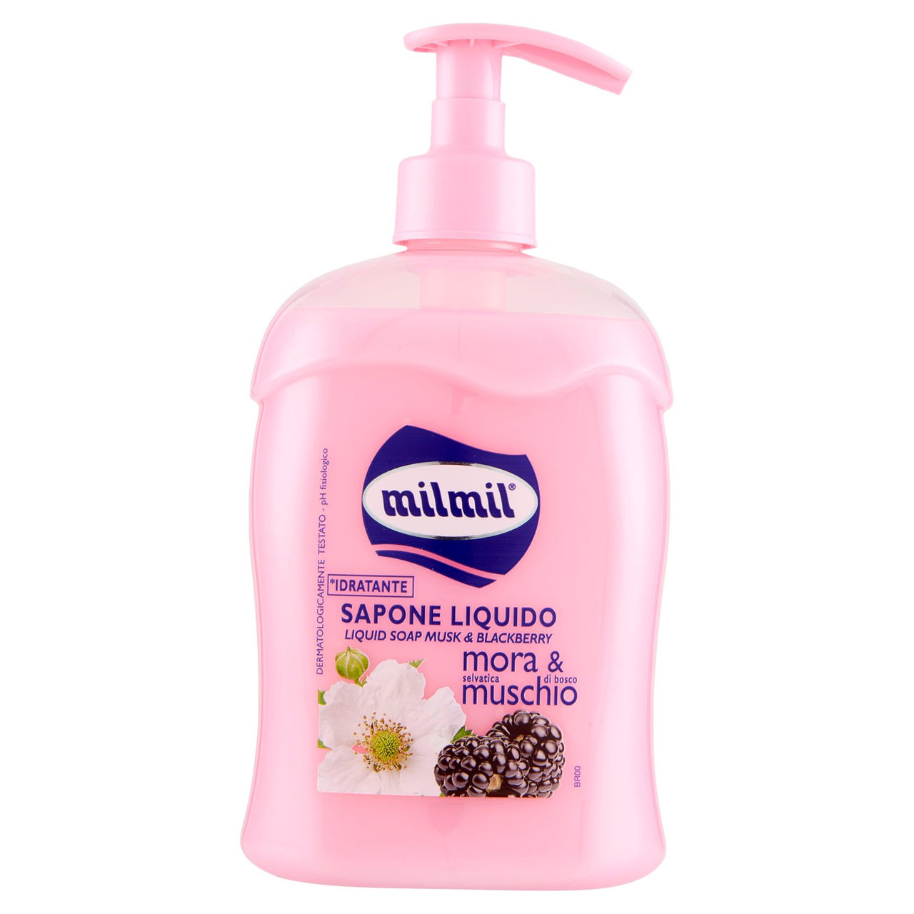 milmil Sapone Liquido mora selvatica & muschio di bosco 500 ml
