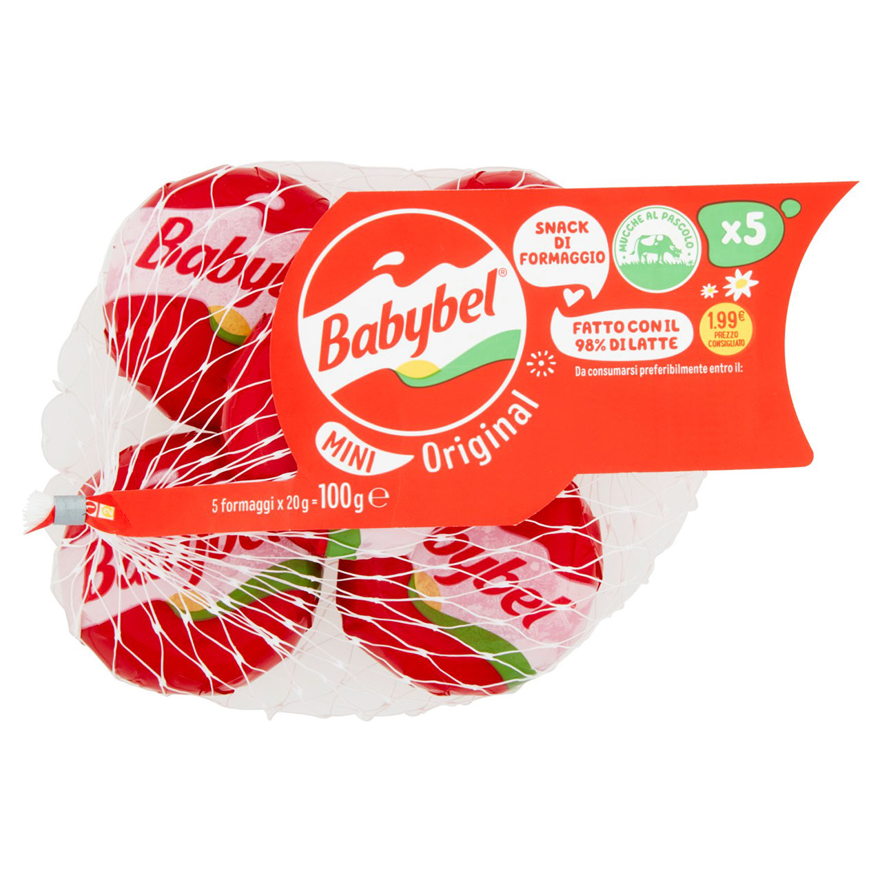 Babybel Original Mini 5 x 20 g in vendita online
