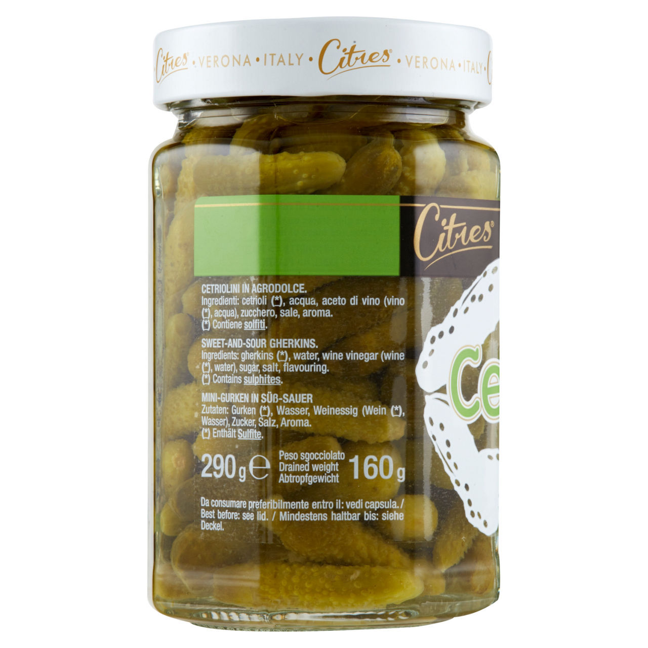 Mini Cetriolini Citres in agrodolce 290/160 g