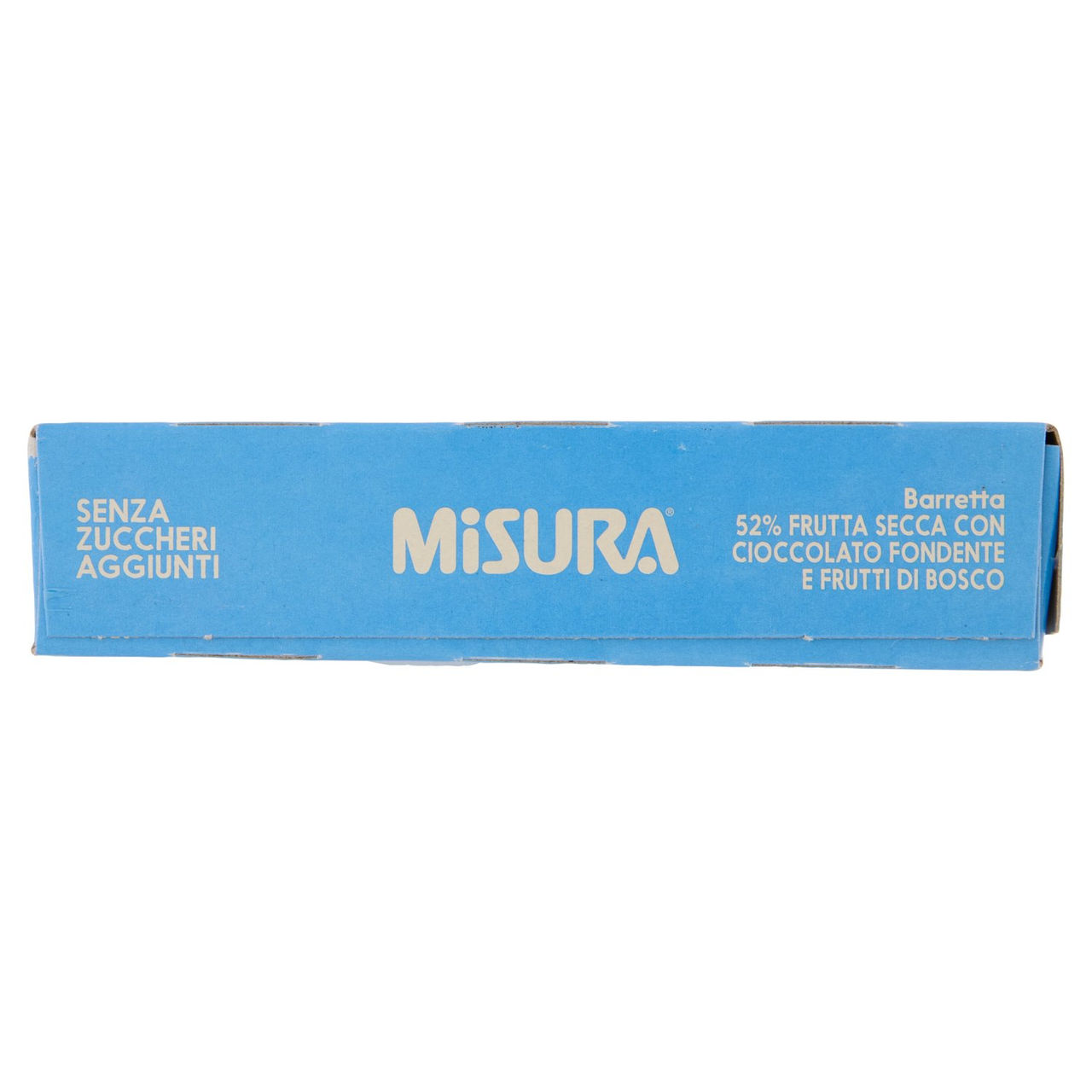 Misura Dolcesenza Barrette 52% Frutta Secca con Cioccolato Fondente e Frutti di Bosco 4 x 30 g