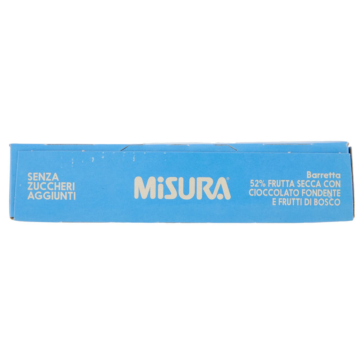 Misura Dolcesenza Barrette 52% Frutta Secca con Cioccolato Fondente e Frutti di Bosco 4 x 30 g