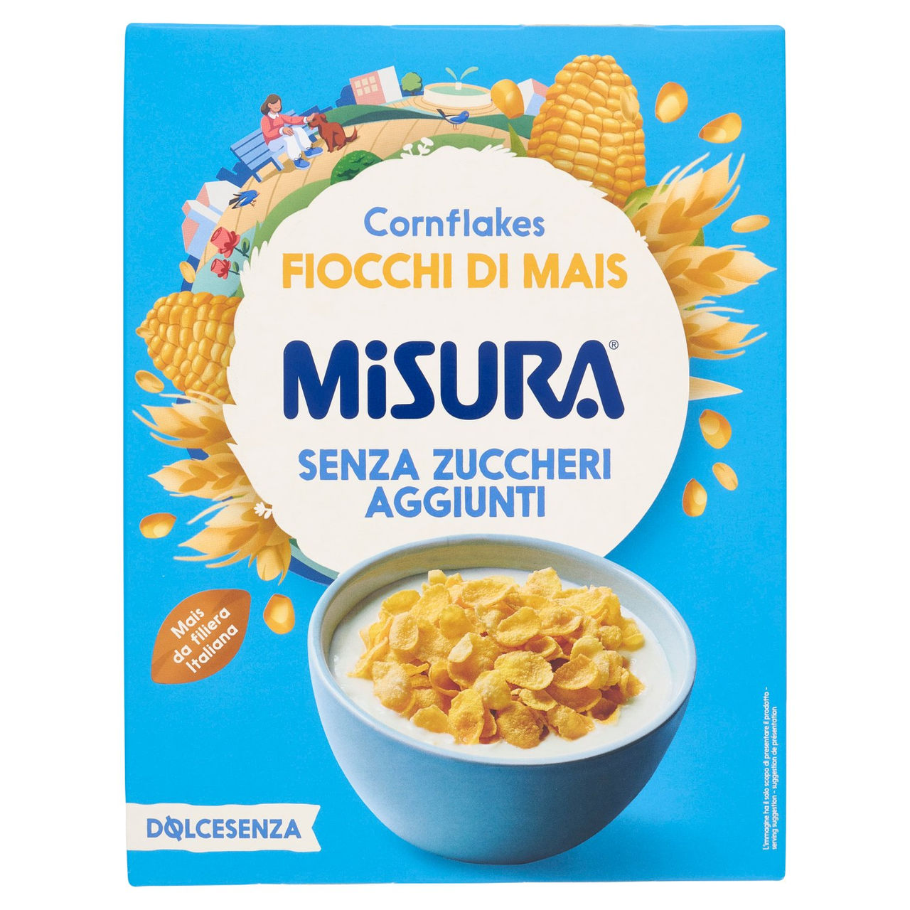 Misura Dolcesenza Cornflakes Fiocchi di Mais 350 g