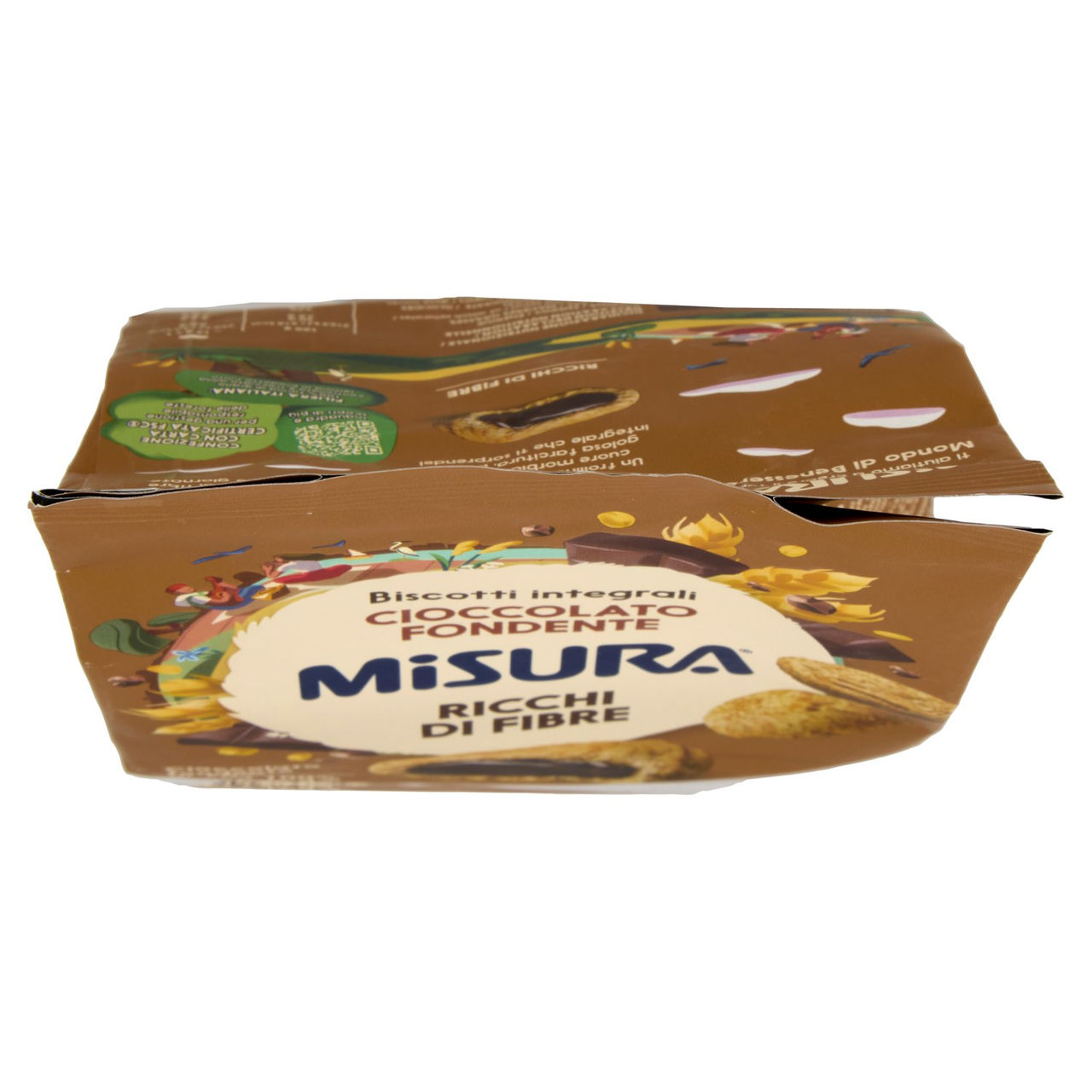 Misura Fibrextra Biscotti integrali Cioccolato Fondente 260 g