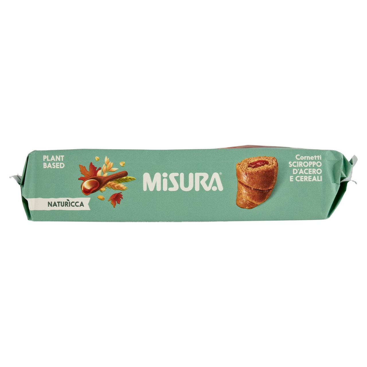 Misura Naturìcca Cornetti Sciroppo d'Acero e Cereali Plant Based 6 x 49,7 g