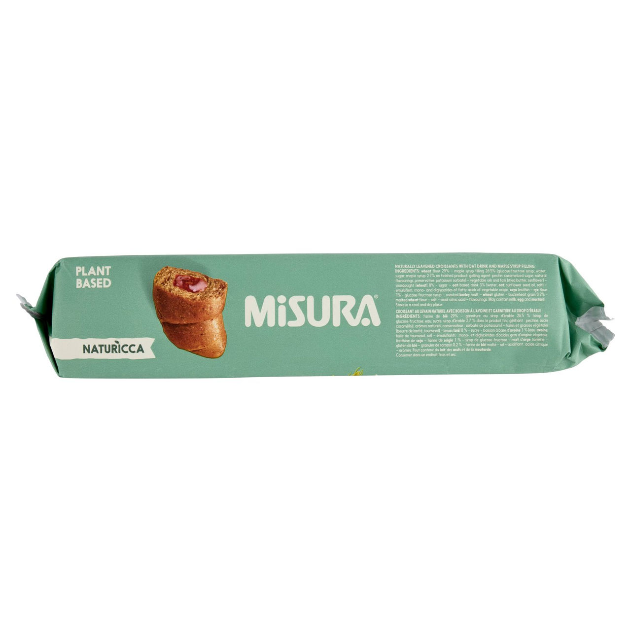 Misura Naturìcca Cornetti Sciroppo d'Acero e Cereali Plant Based 6 x 49,7 g