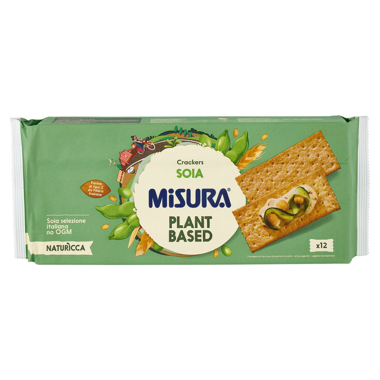 Misura Naturìcca Crackers Soia Plant Based 400 g