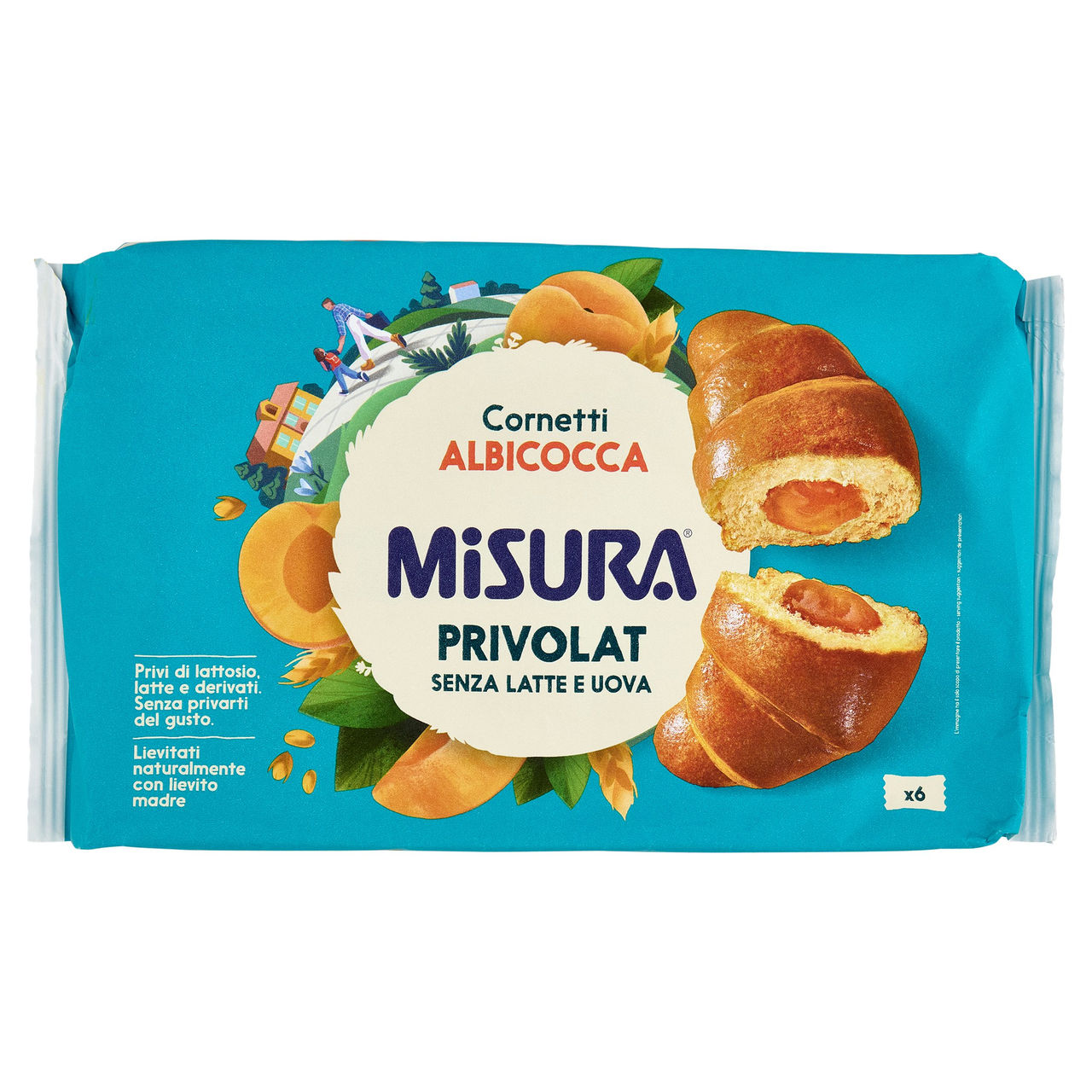 Misura Privolat 6 Cornetti Albicocca 298 g