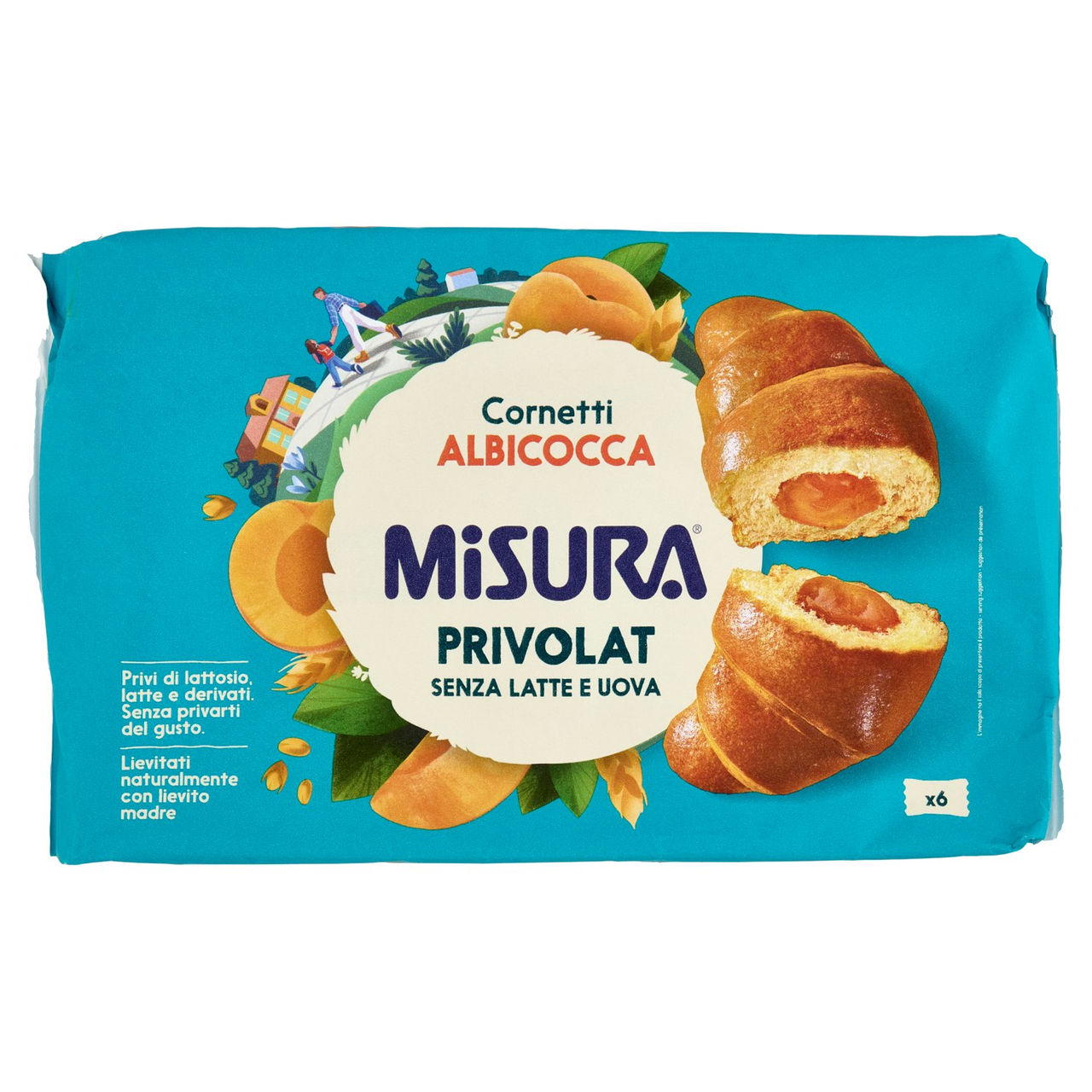 Misura Privolat 6 Cornetti Albicocca 298 g