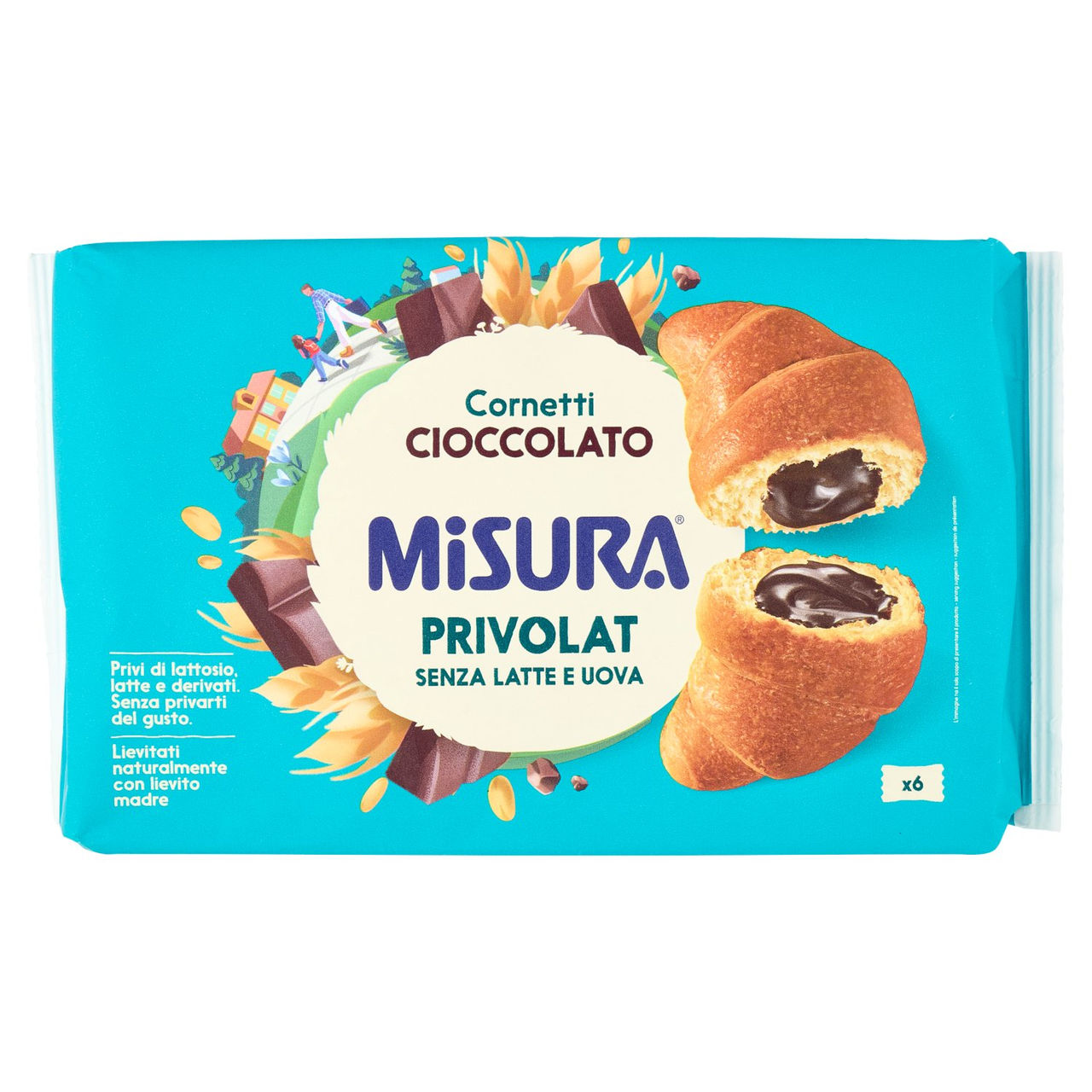 Misura Privolat 6 Cornetti Cioccolato 298 g