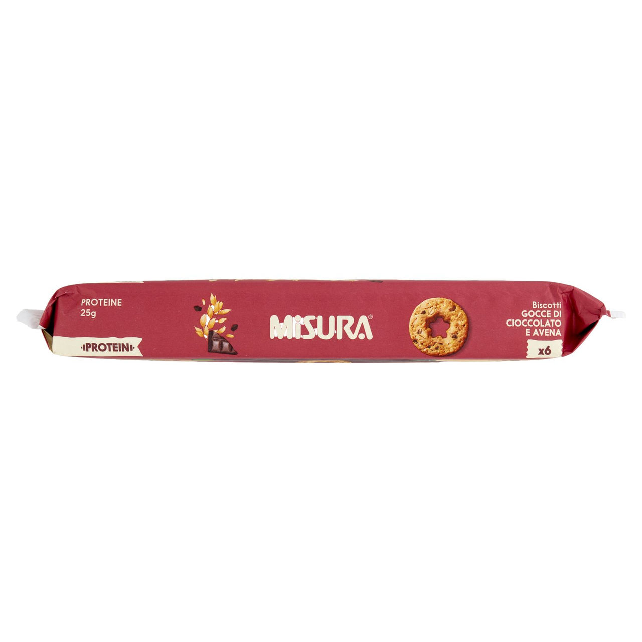 Misura Protein Biscotti Gocce di Cioccolato e Avena 260 g