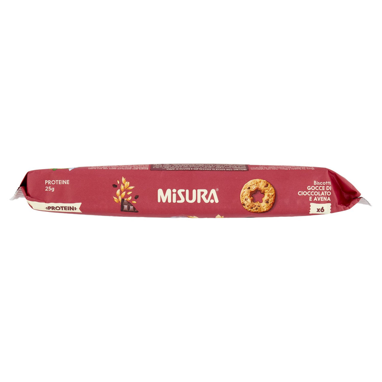 Misura Protein Biscotti Gocce di Cioccolato e Avena 260 g