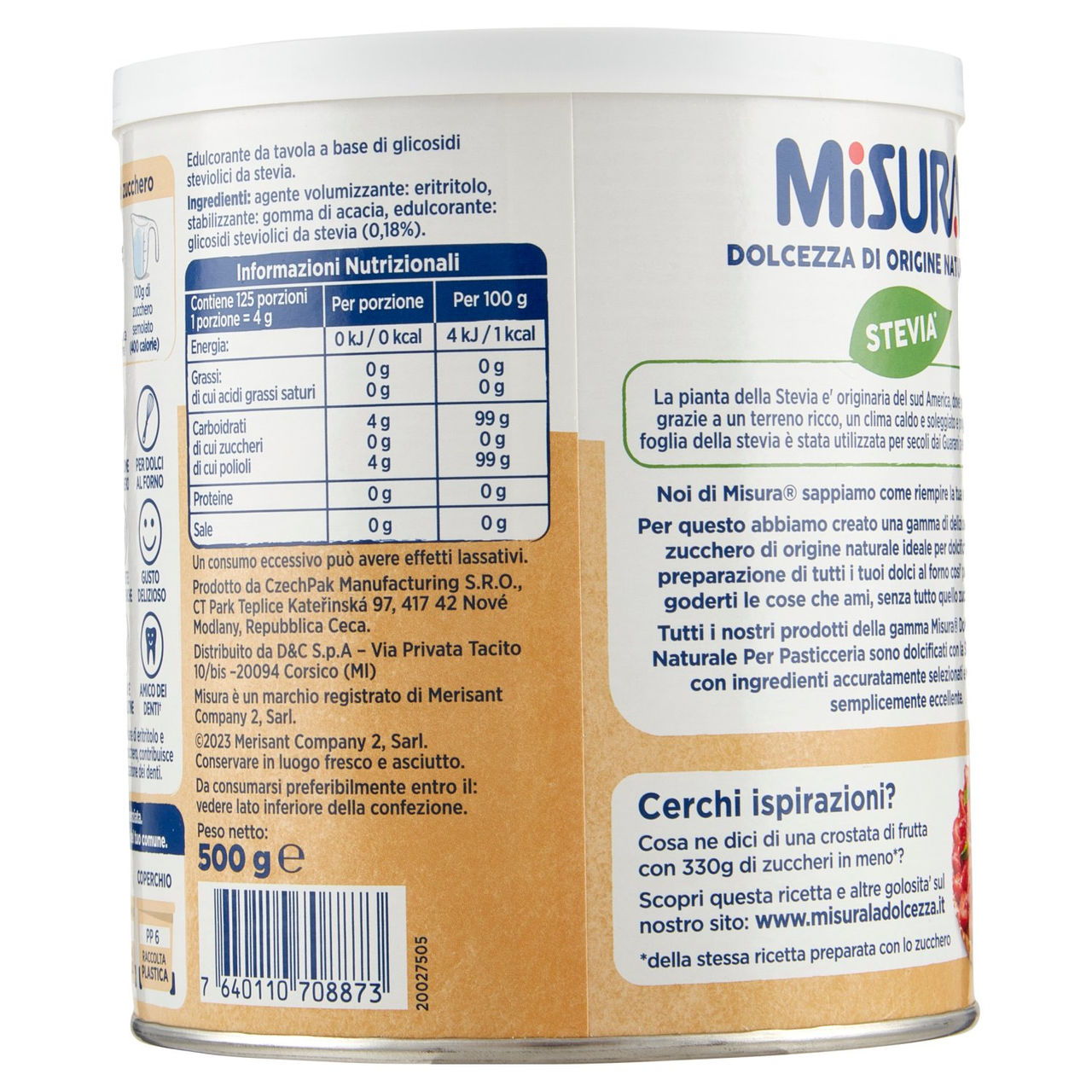 Misura Stevia* 500 g