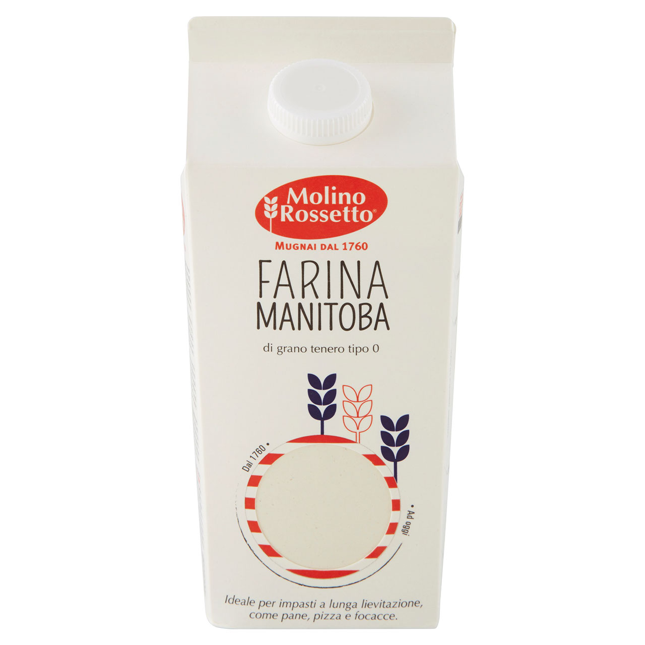 Molino Rossetto Farina di grano tenero tipo 0 Manitoba 750 g