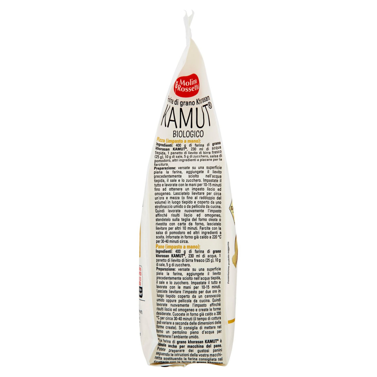 Molino Rossetto Farine Speciali Farina di Grano Khorasan Kamut Biologico 400 g