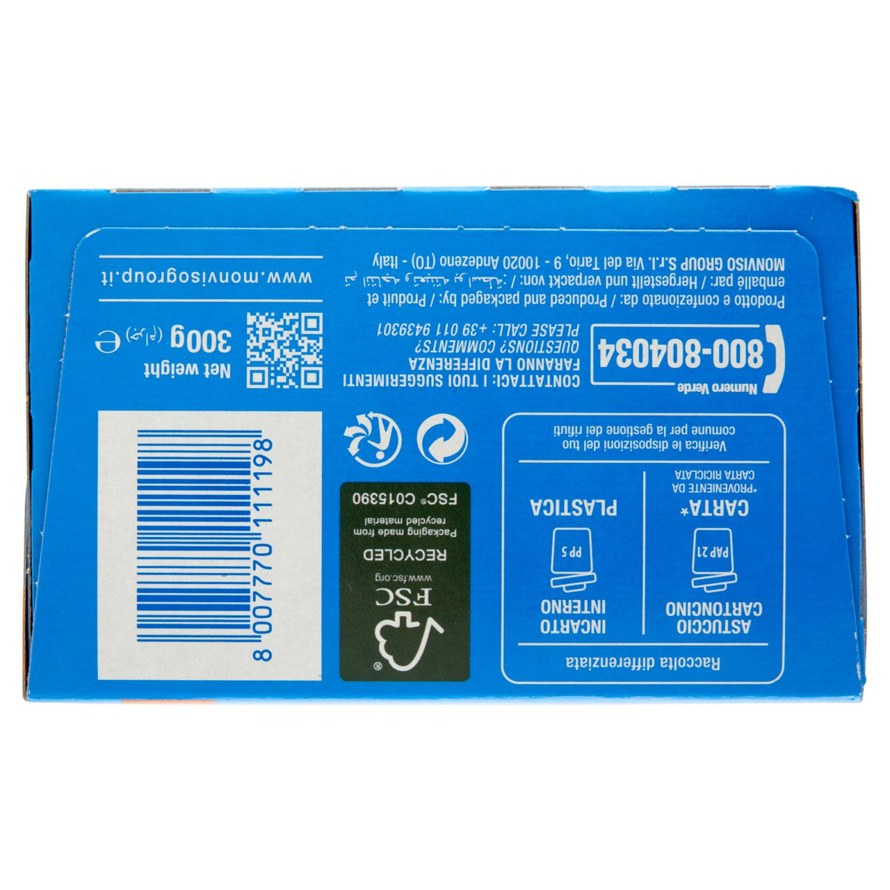 Monviso ègusto Integrale con Cereali 300 g