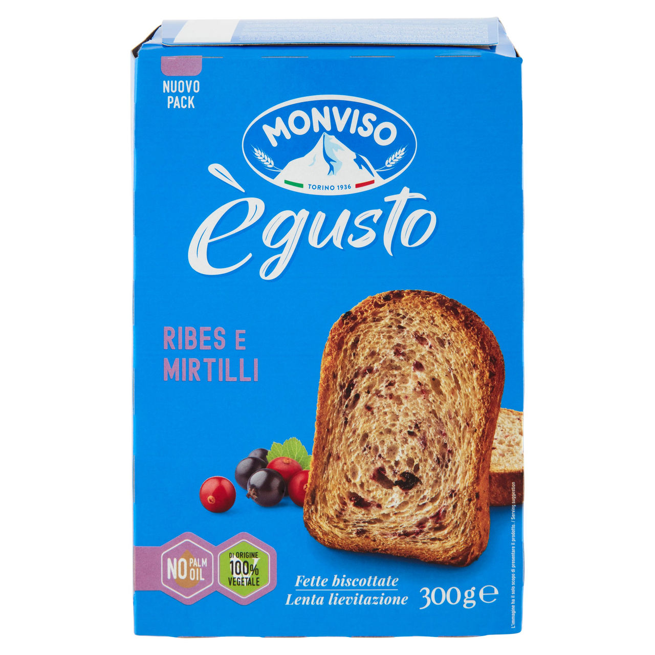 Monviso ègusto Ribes e Mirtilli 300 g