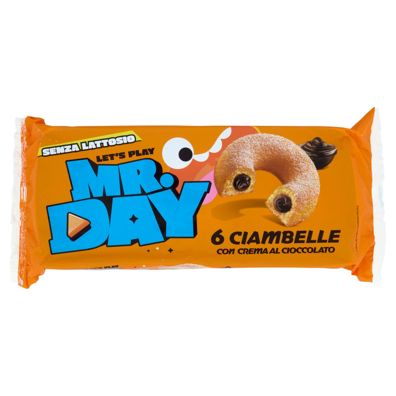 Mr.Day 6 Ciambelle con Crema al Cioccolato 6 x 50 g