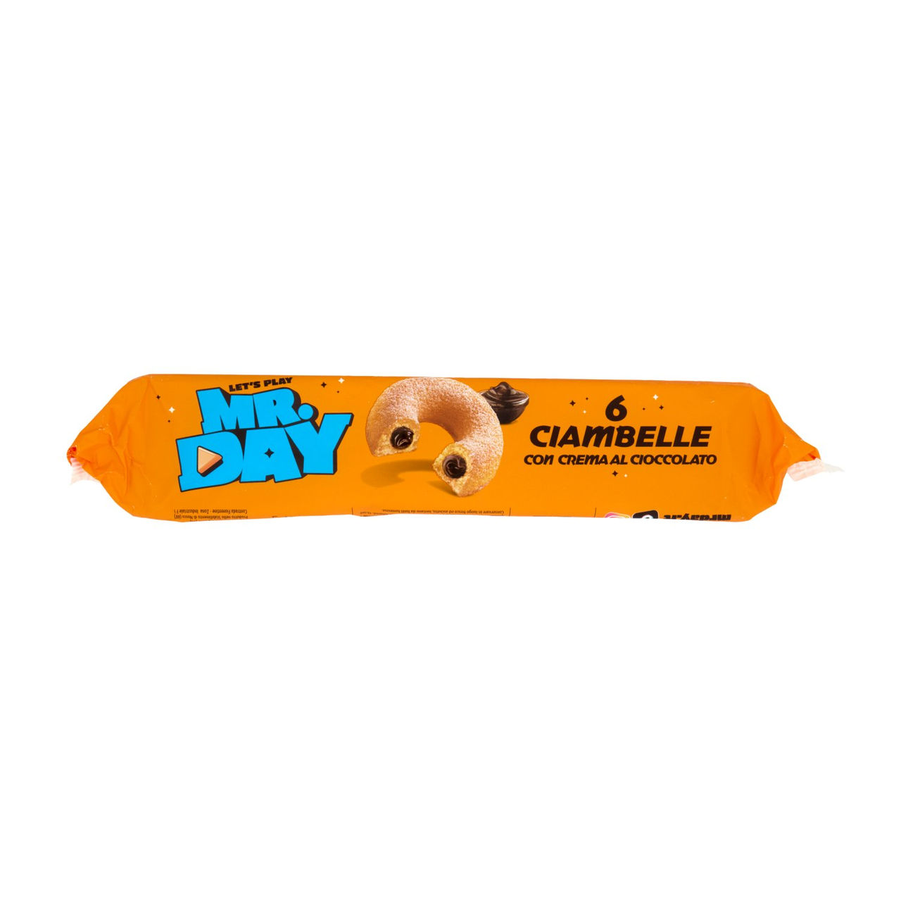 Mr.Day 6 Ciambelle con Crema al Cioccolato 6 x 50 g