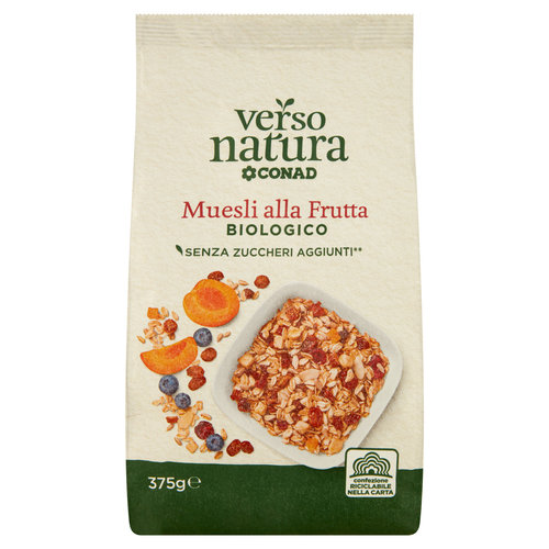 Muesli alla Frutta Biologico 375 g Verso Natura Bio Conad