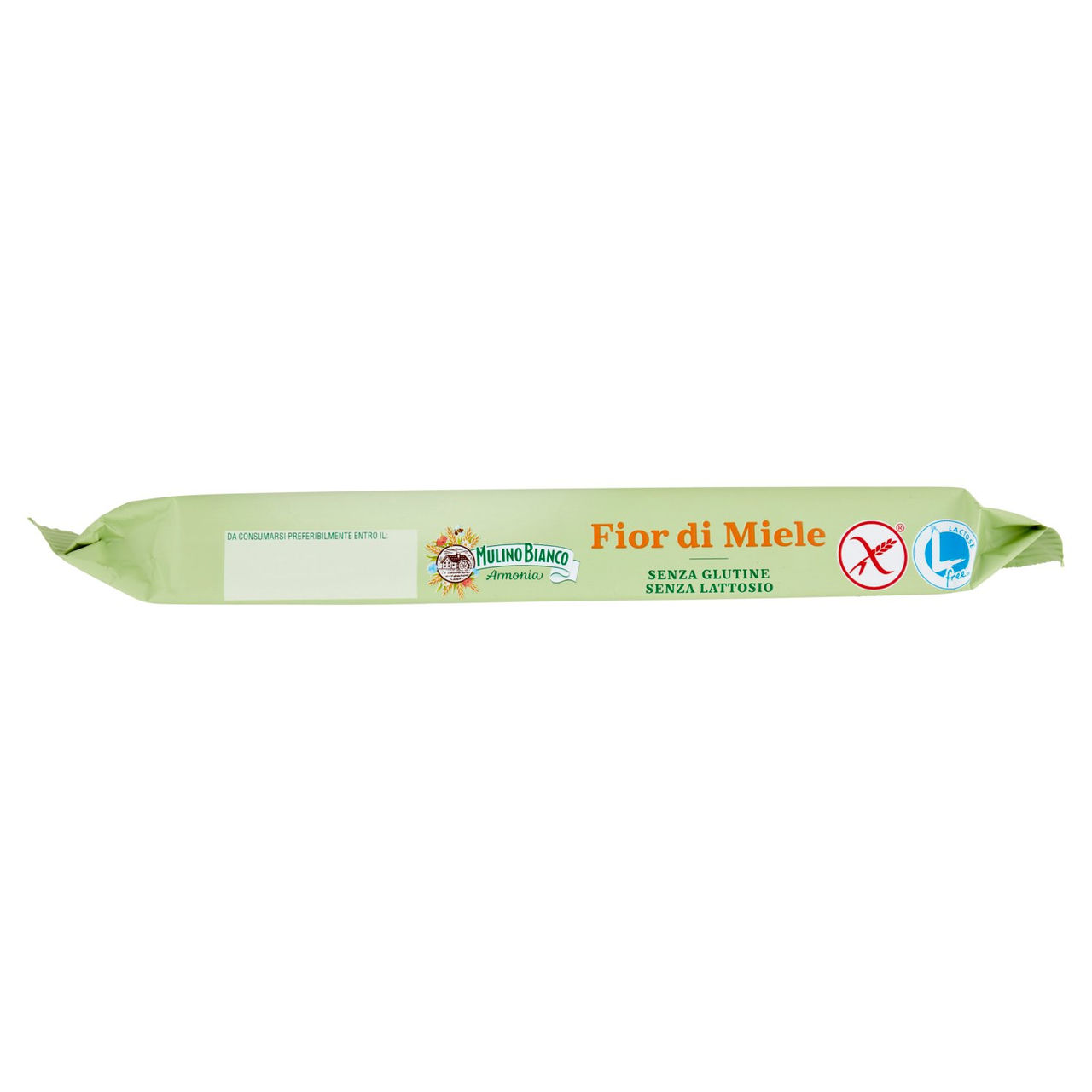 Mulino Bianco Armonia Fior di Miele Biscotti al Miele Millefiori Senza Glutine e Lattosio 250 g