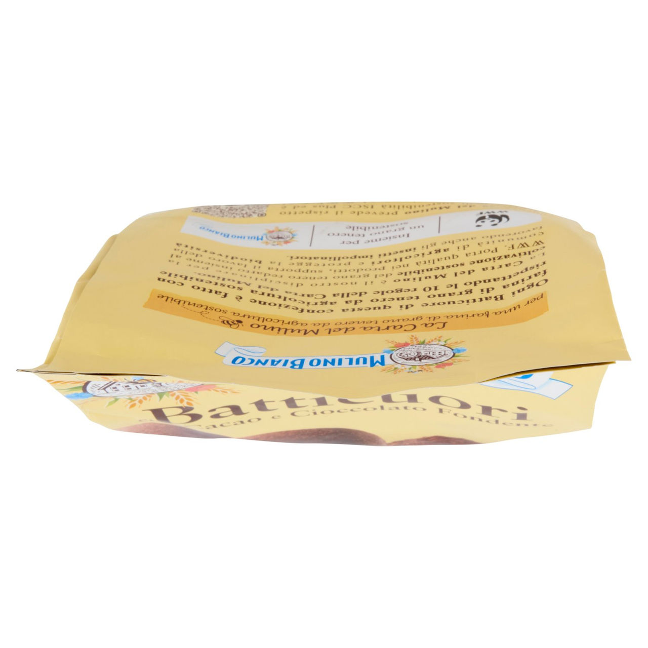 Mulino Bianco Batticuori Biscotti con Cacao e Cioccolato Fondente 350g