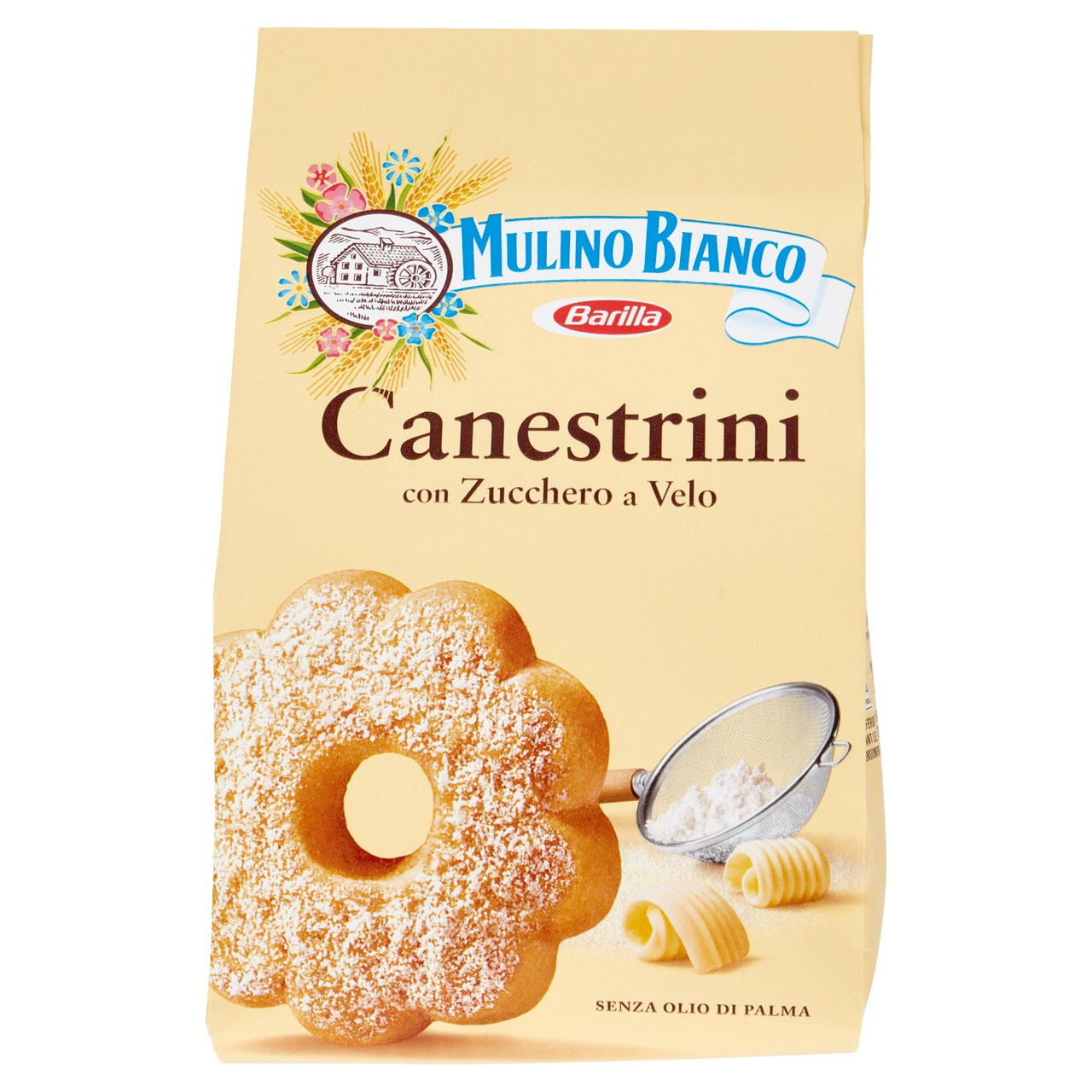 Mulino Bianco Canestrini Biscotti con Zucchero a Velo 200g