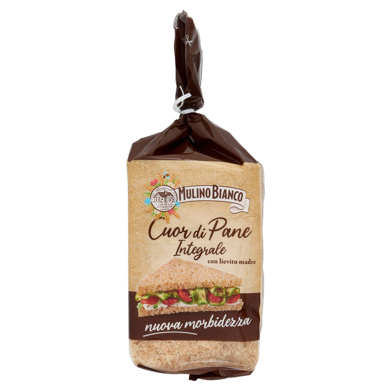 Mulino Bianco Cuor di Pane Pane Integrale Ideale per Tramezzino Nuova Morbidezza 325g