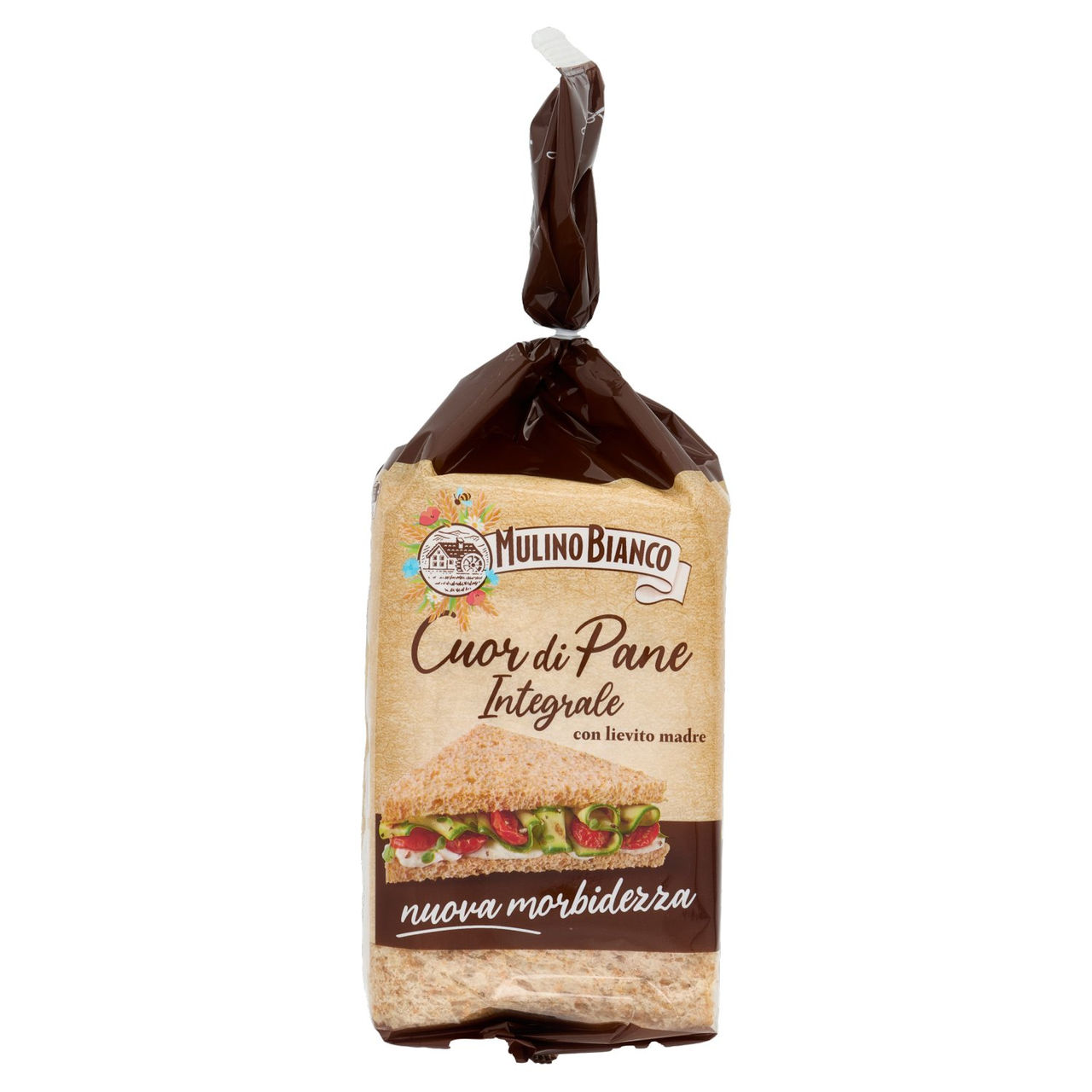 Mulino Bianco Cuor di Pane Pane Integrale Ideale per Tramezzino Nuova Morbidezza 325g