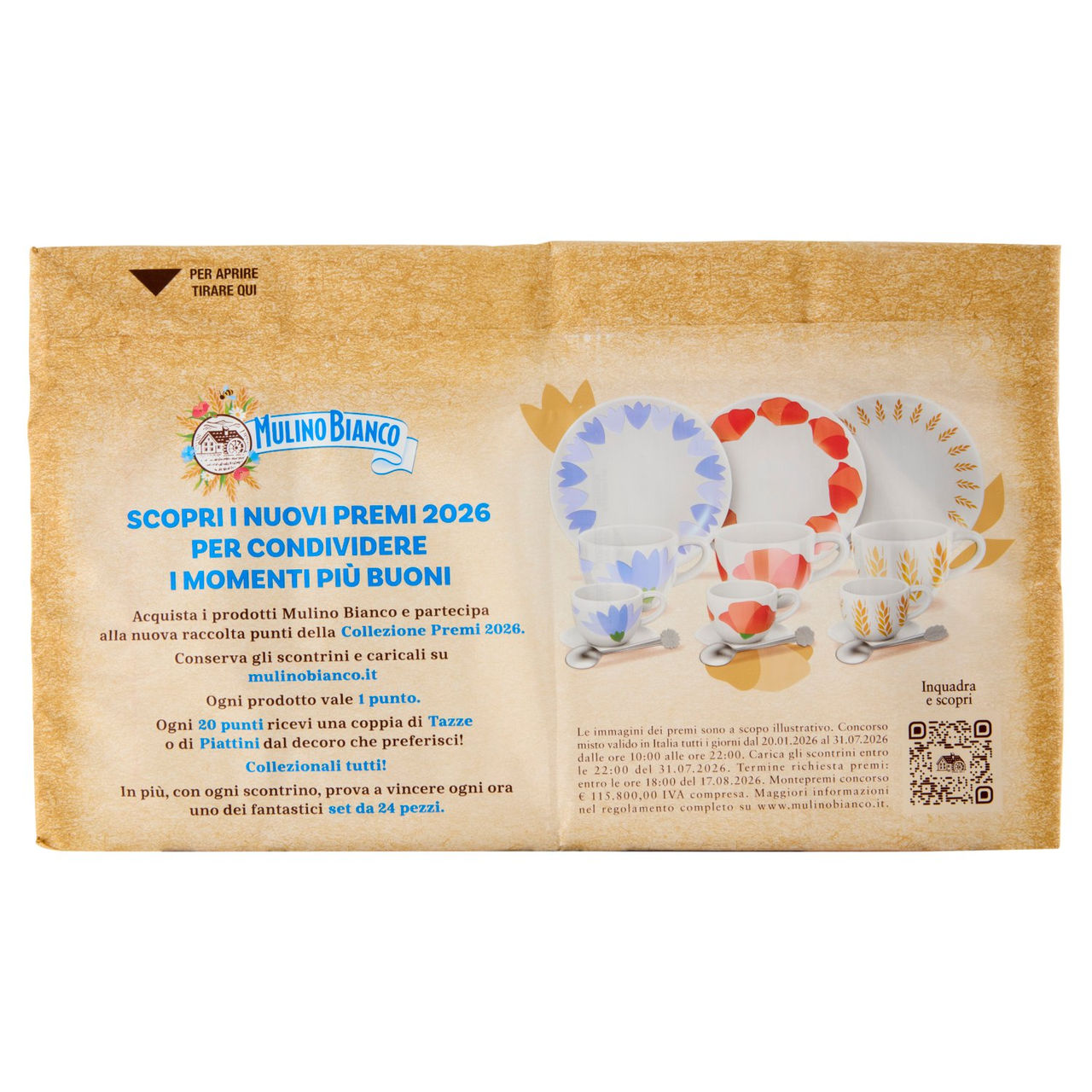 Mulino Bianco Fette Biscottate Integrali Ricche di Fibre 630g