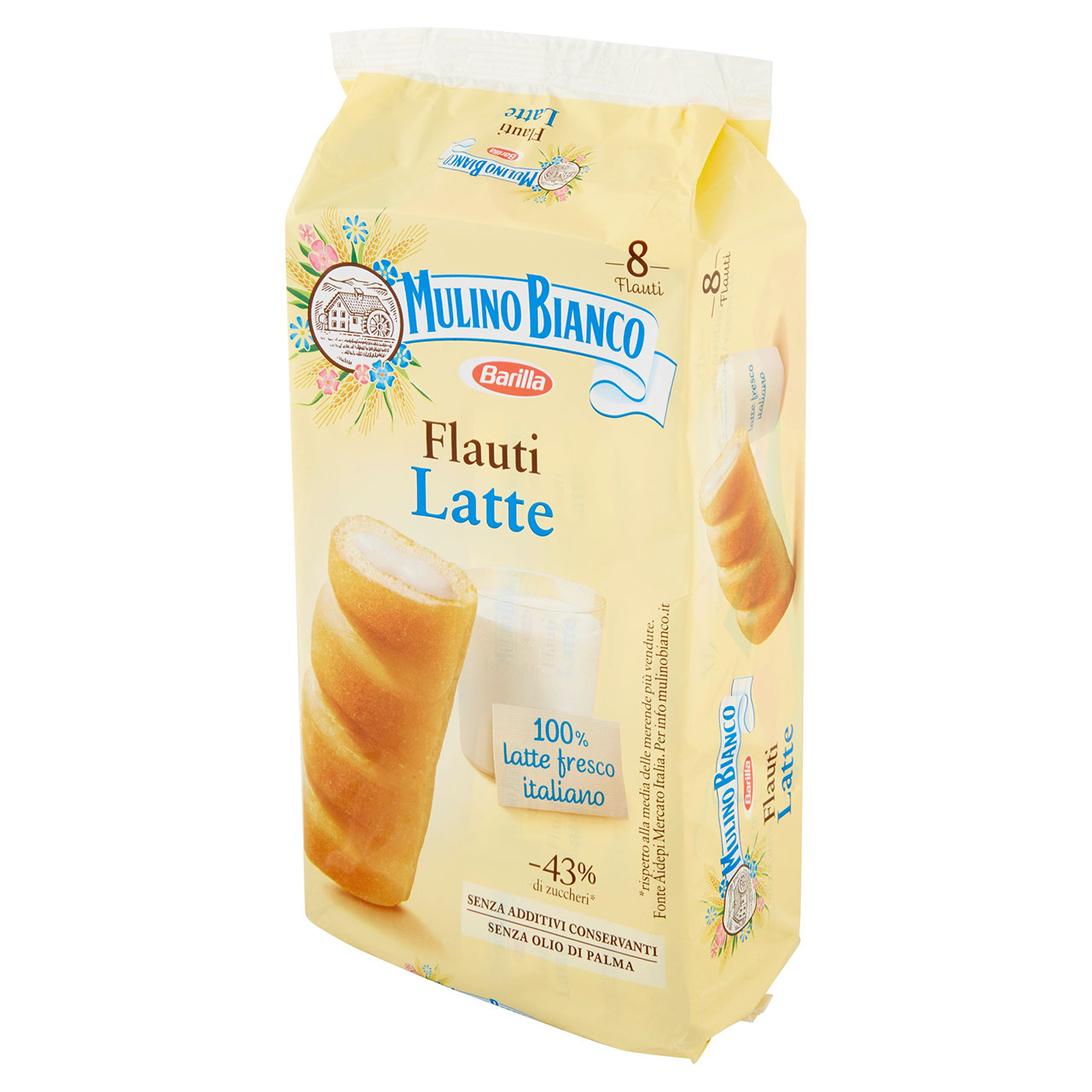 Mulino Bianco Flauti Latte 280 g