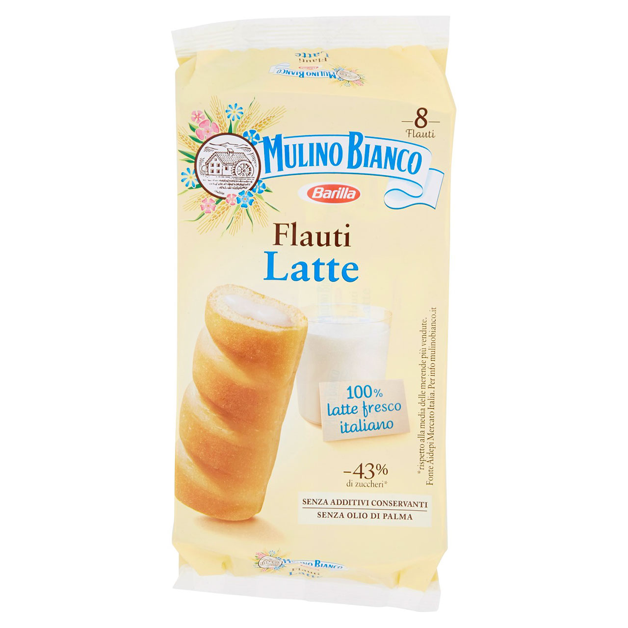 Mulino Bianco Flauti Latte 280 g