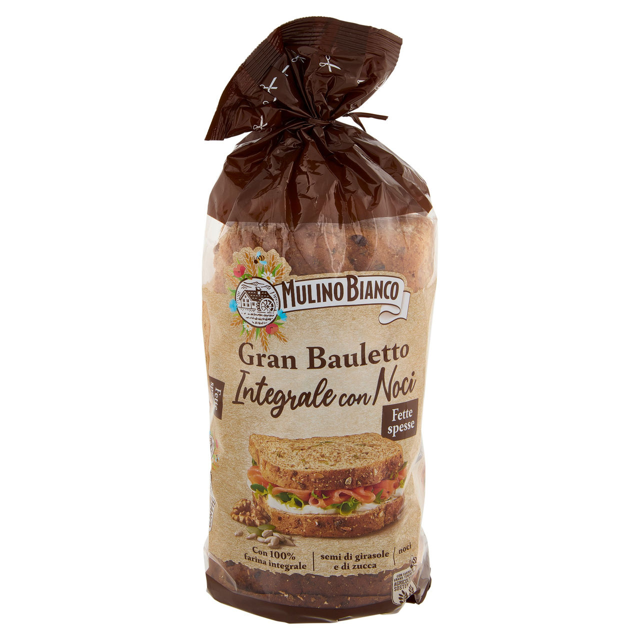 Mulino Bianco Gran Bauletto Integrale con semi e noci 465g