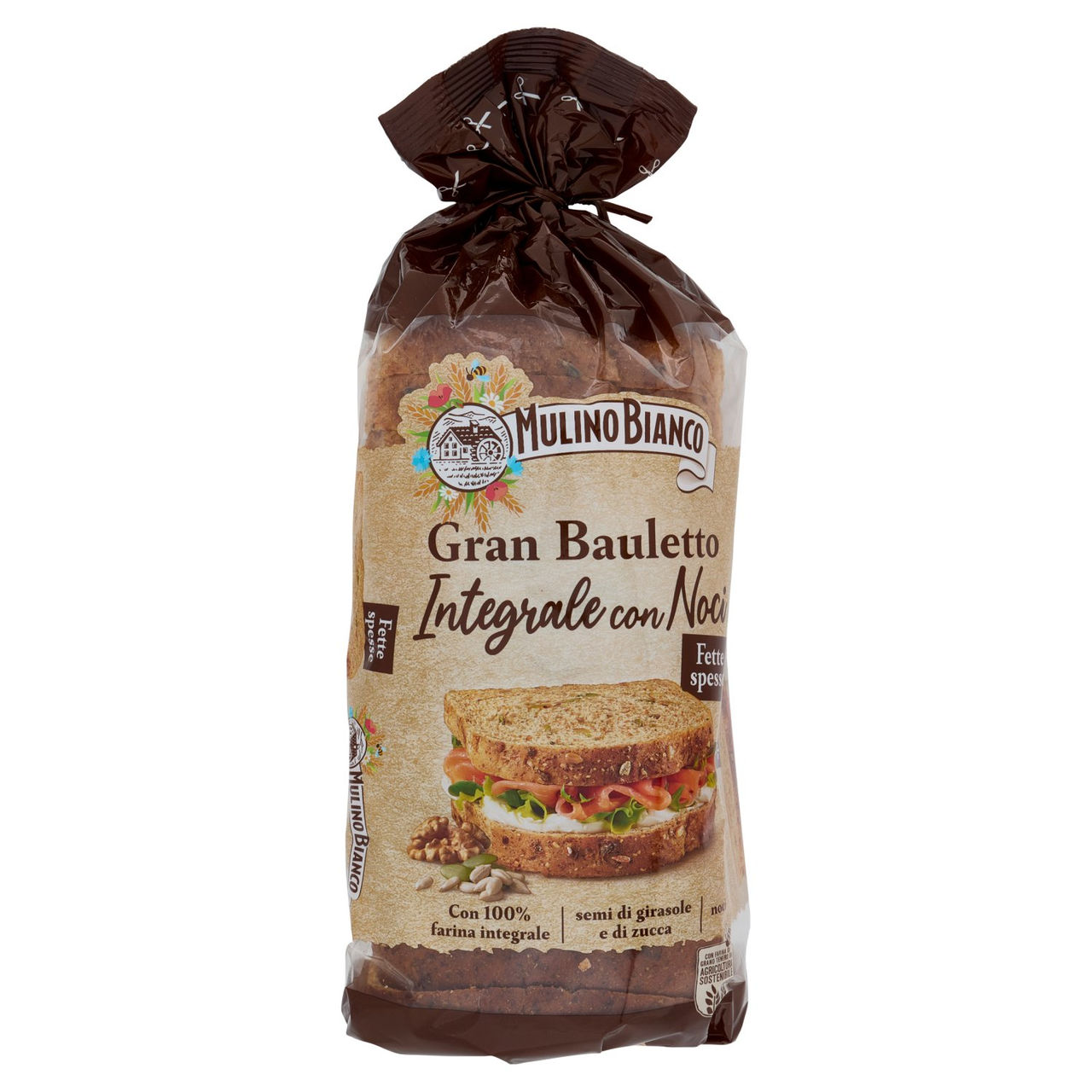 Mulino Bianco Gran Bauletto Integrale con semi e noci 465g