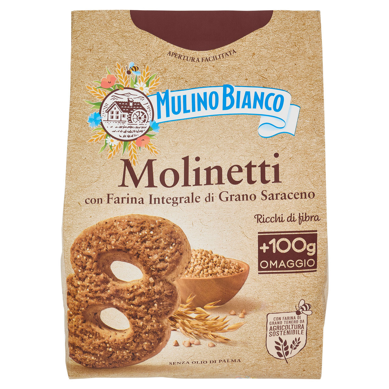 Mulino Bianco Molinetti con Grano Saraceno 800 g