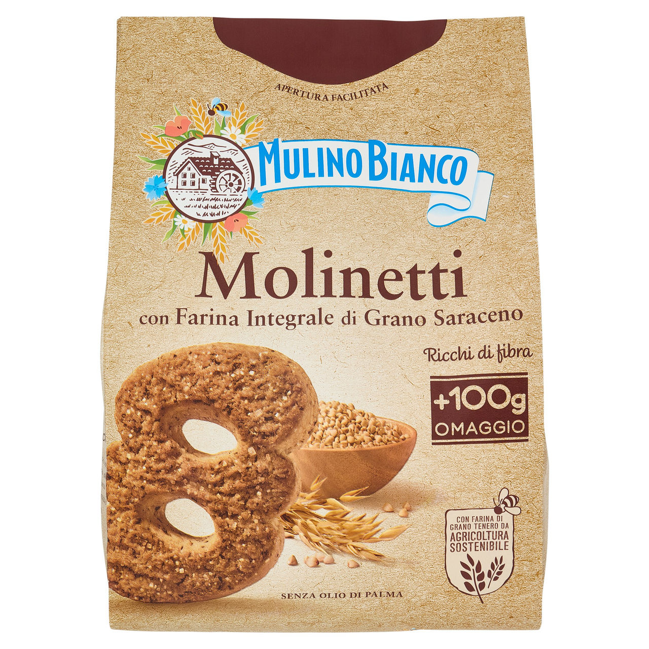 Mulino Bianco Molinetti con Grano Saraceno 800 g