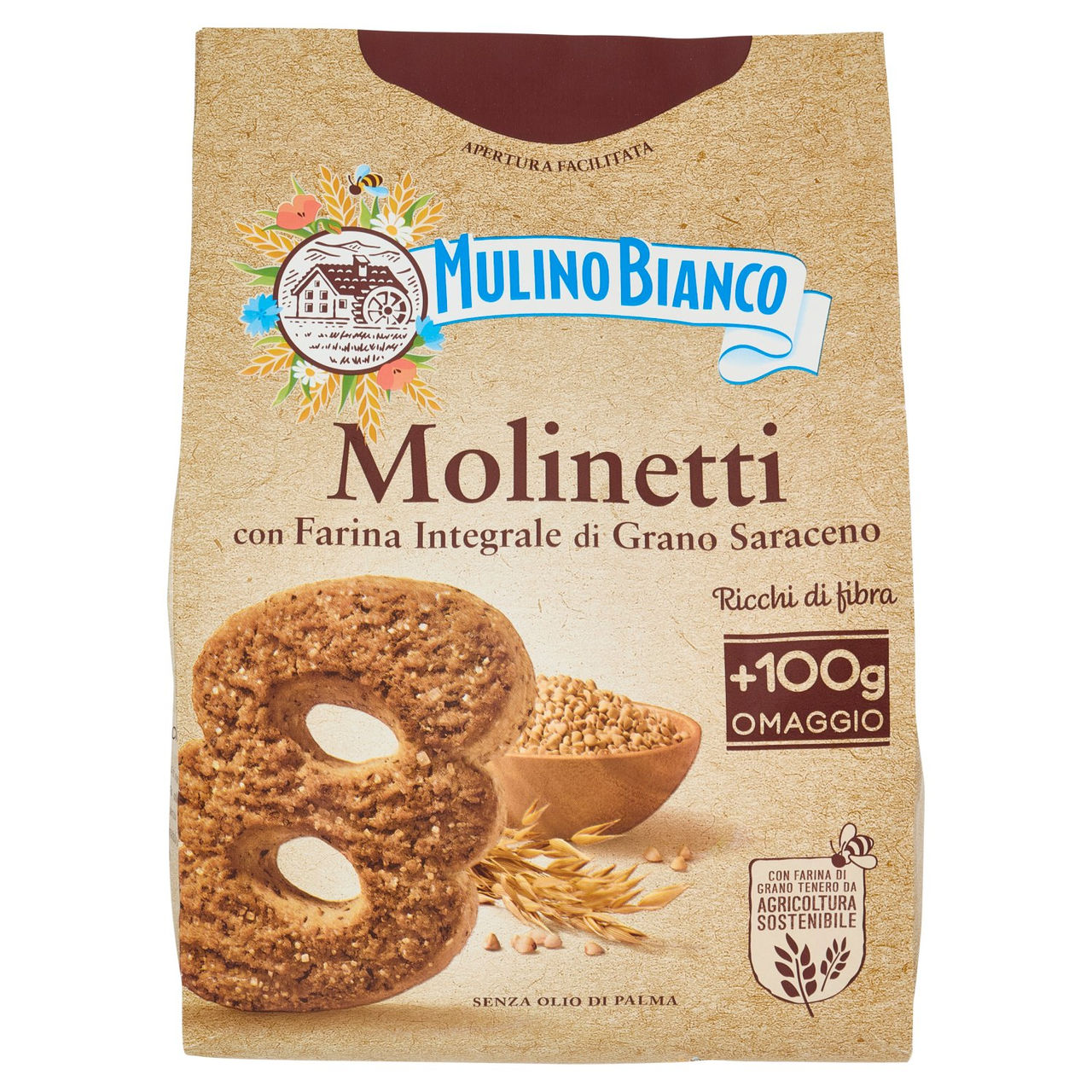 Mulino Bianco Molinetti con Grano Saraceno 800 g