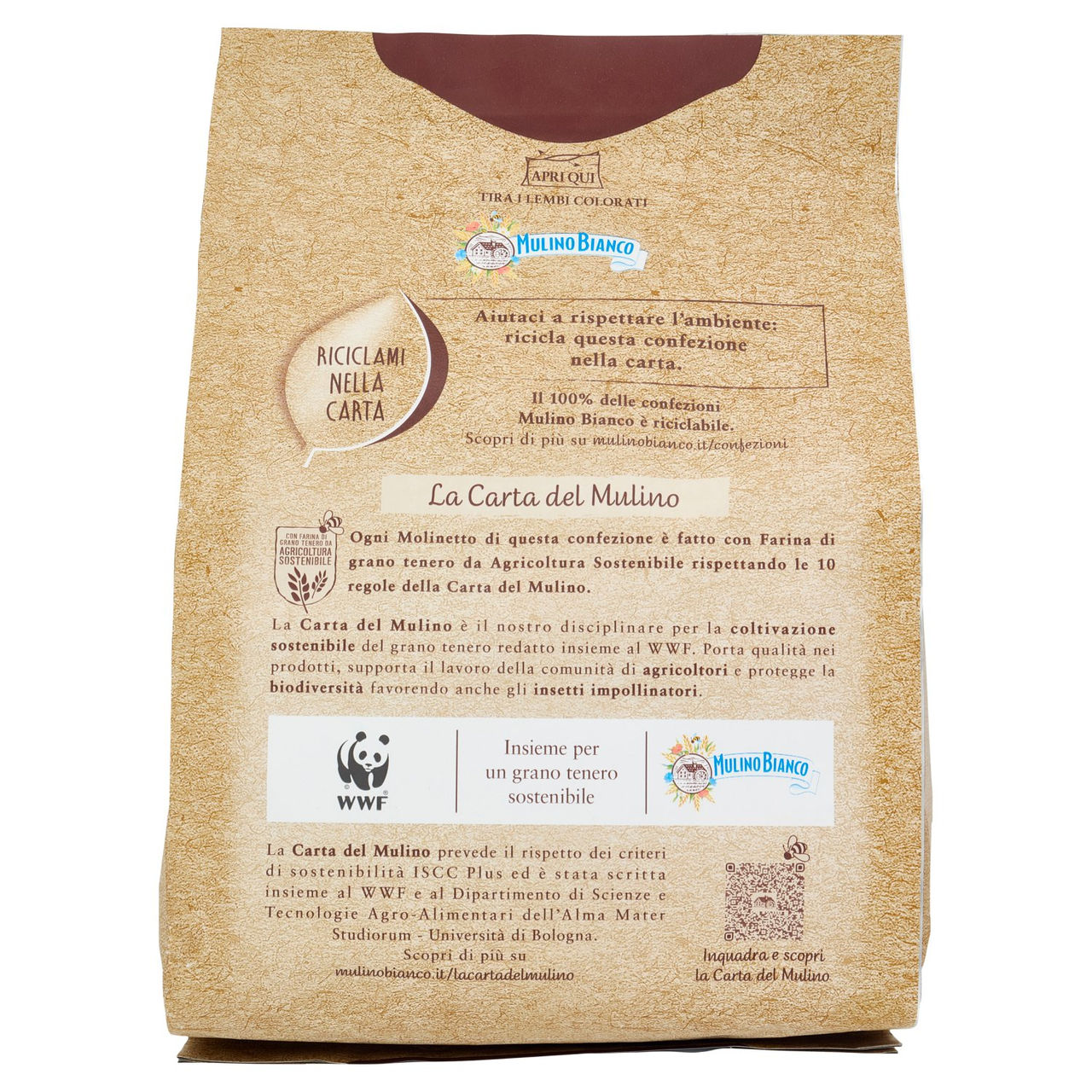 Mulino Bianco Molinetti con Grano Saraceno 800 g