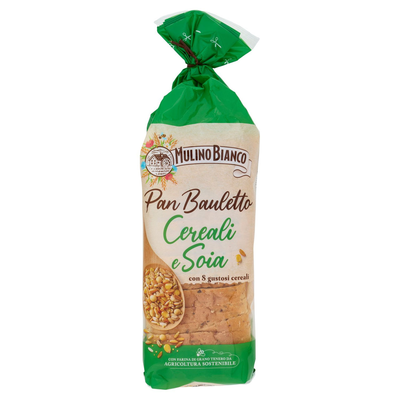 Mulino Bianco Pan Bauletto Cereali Pane Ideale per Panini 400g