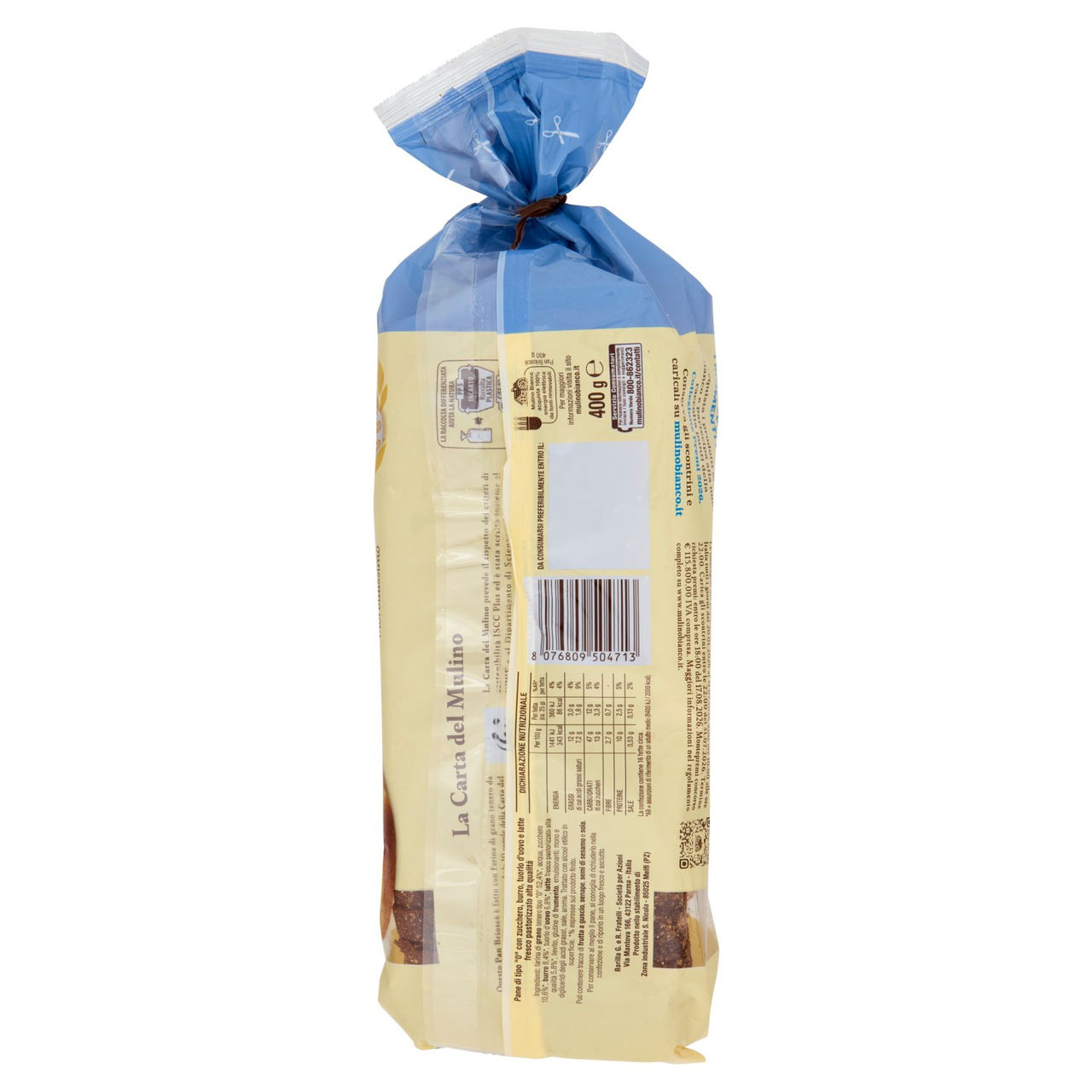 Mulino Bianco Pan Brioscè Pane Ideale per Colazione 400g