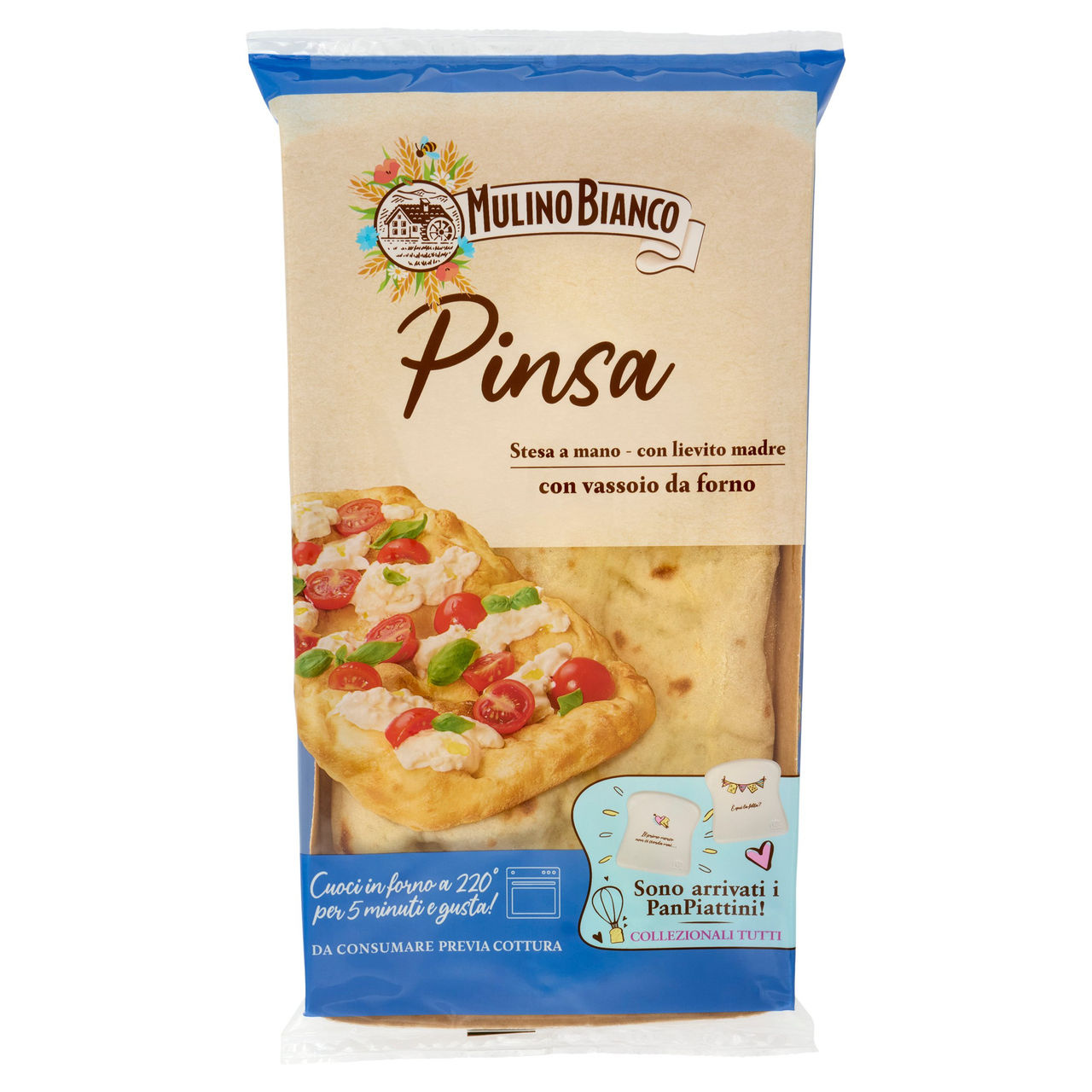 Mulino Bianco Pinsa Stesa a Mano con Lievito Madre 230g