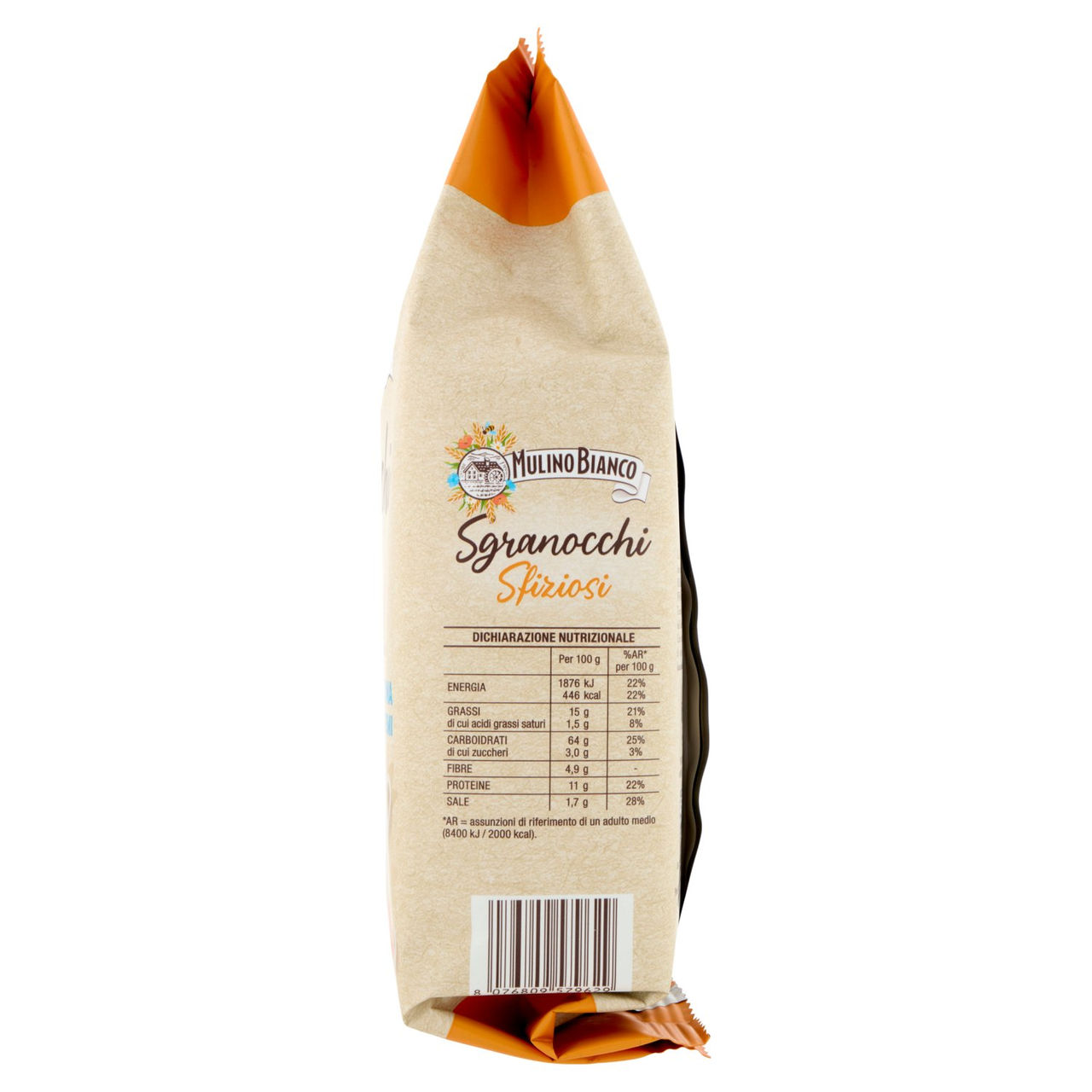 Mulino Bianco Sgranocchi Sfiziosi Grissini con Riso, Avena e Semi di Sesamo 210g