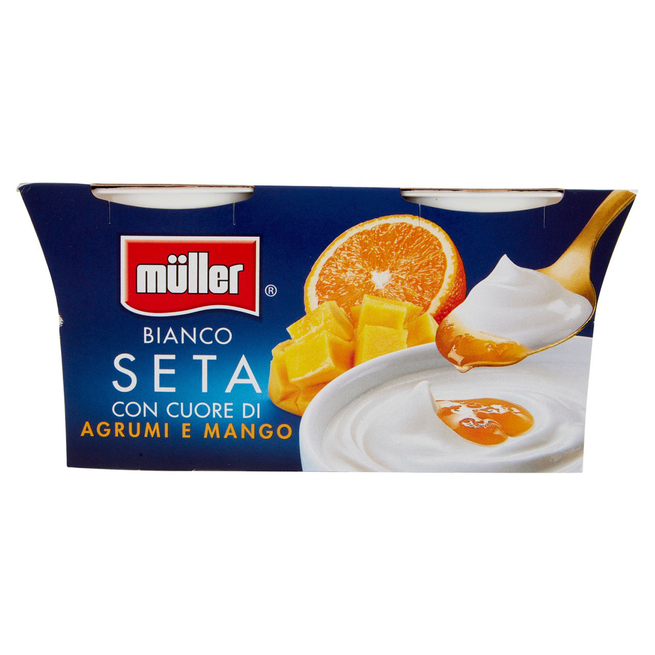 müller Bianco Seta con Cuore di Agrumi e Mango 2 x 125 g