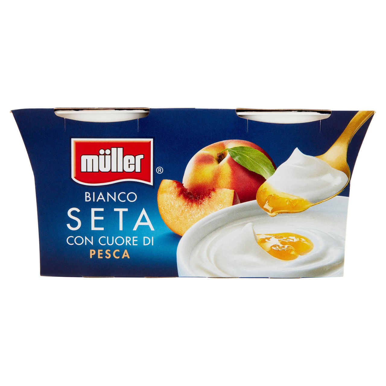 müller Bianco Seta con Cuore di Pesca 2 x 125 g