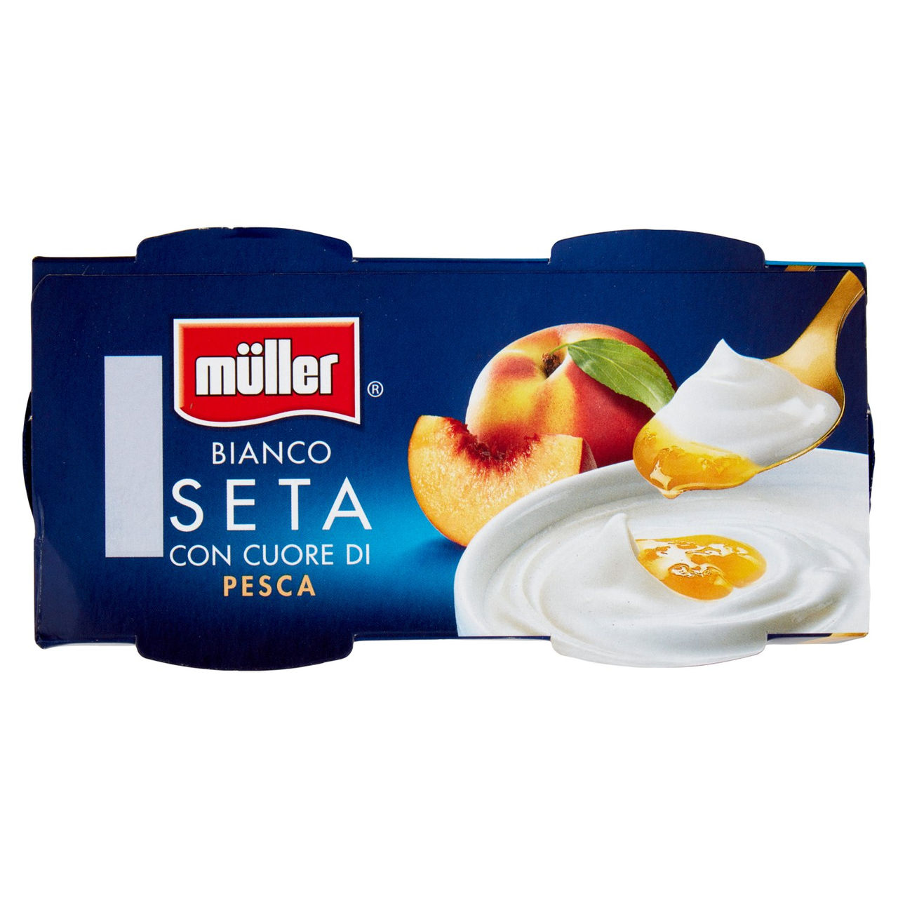 müller Bianco Seta con Cuore di Pesca 2 x 125 g