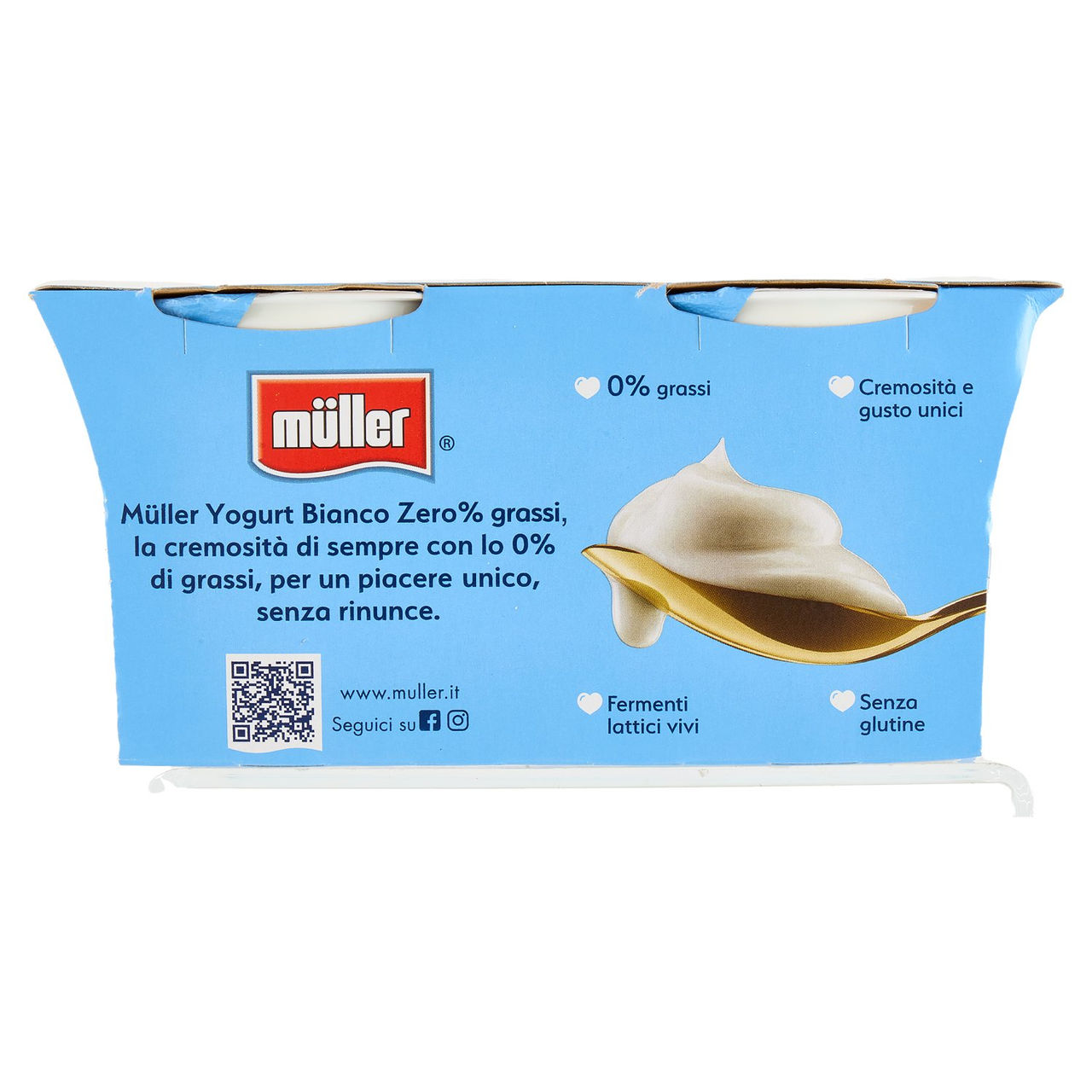 müller Bianco Zero% Grassi 2 x 125 g