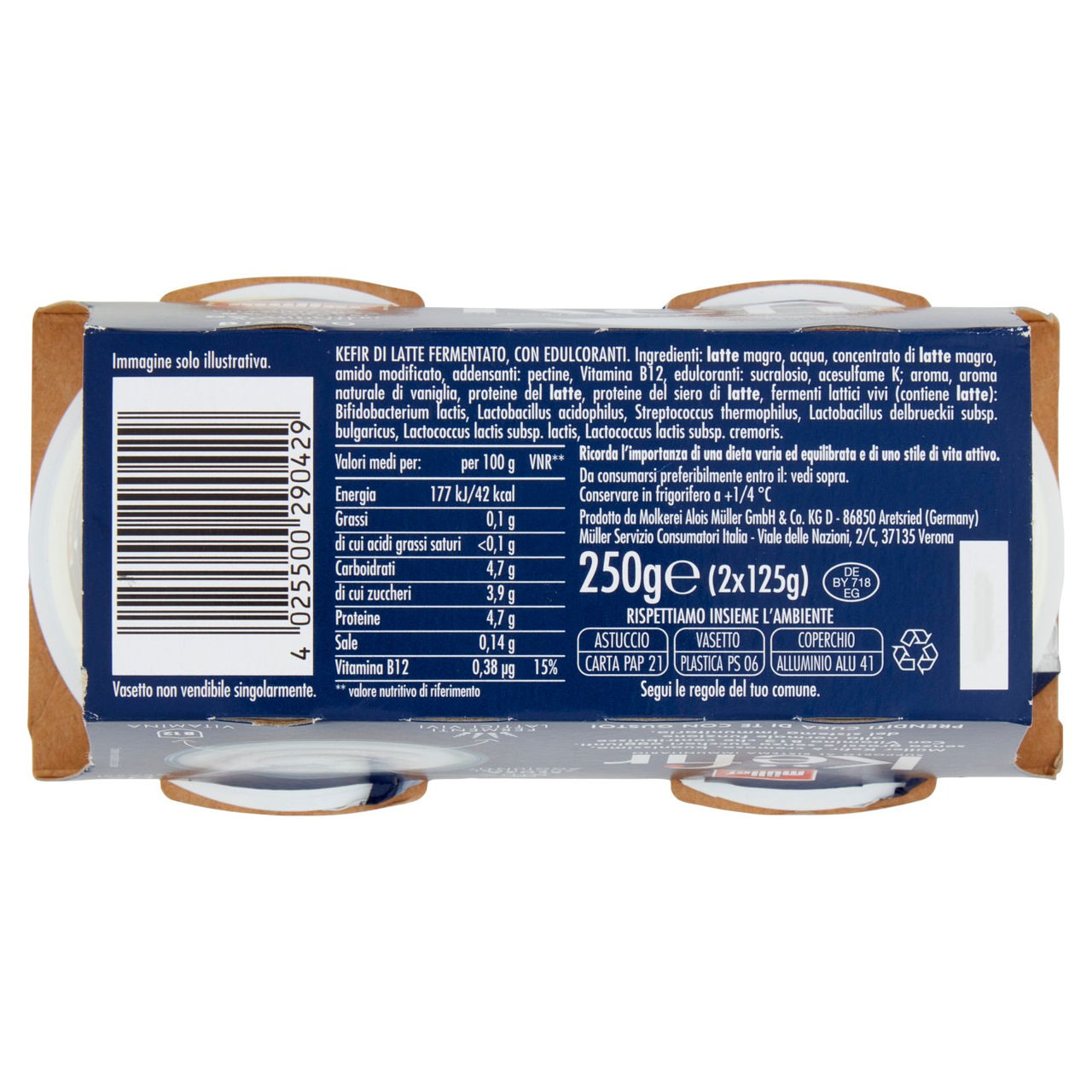 müller Këfir Bianco 2 x 125 g